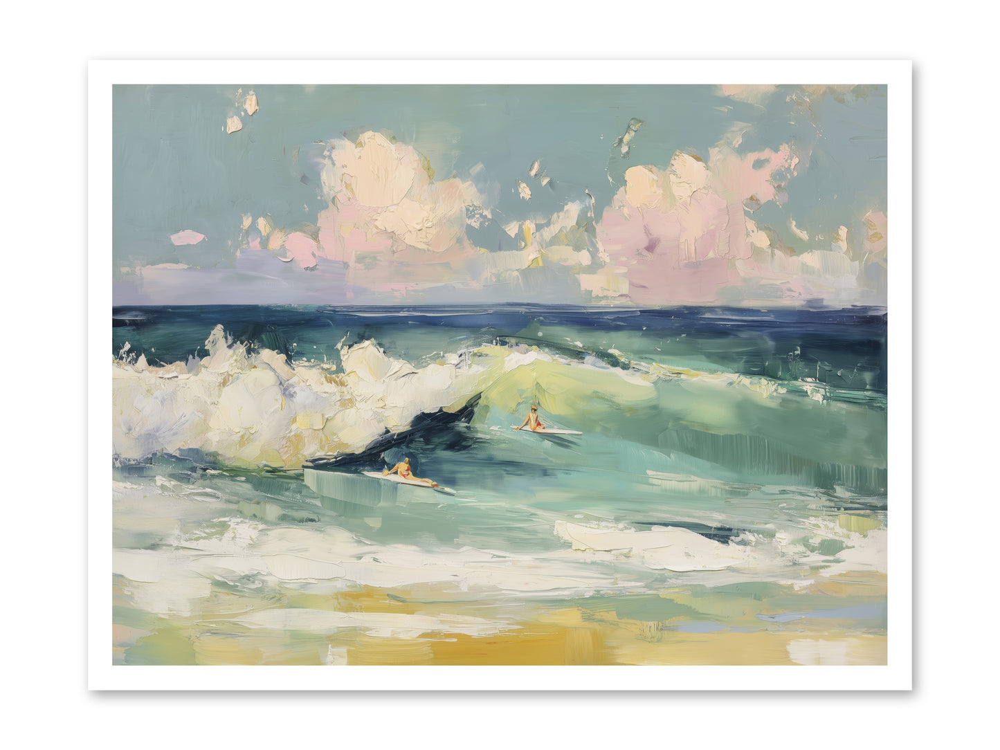 Deep Blue Calling -- Loose Canvas Print 32x24