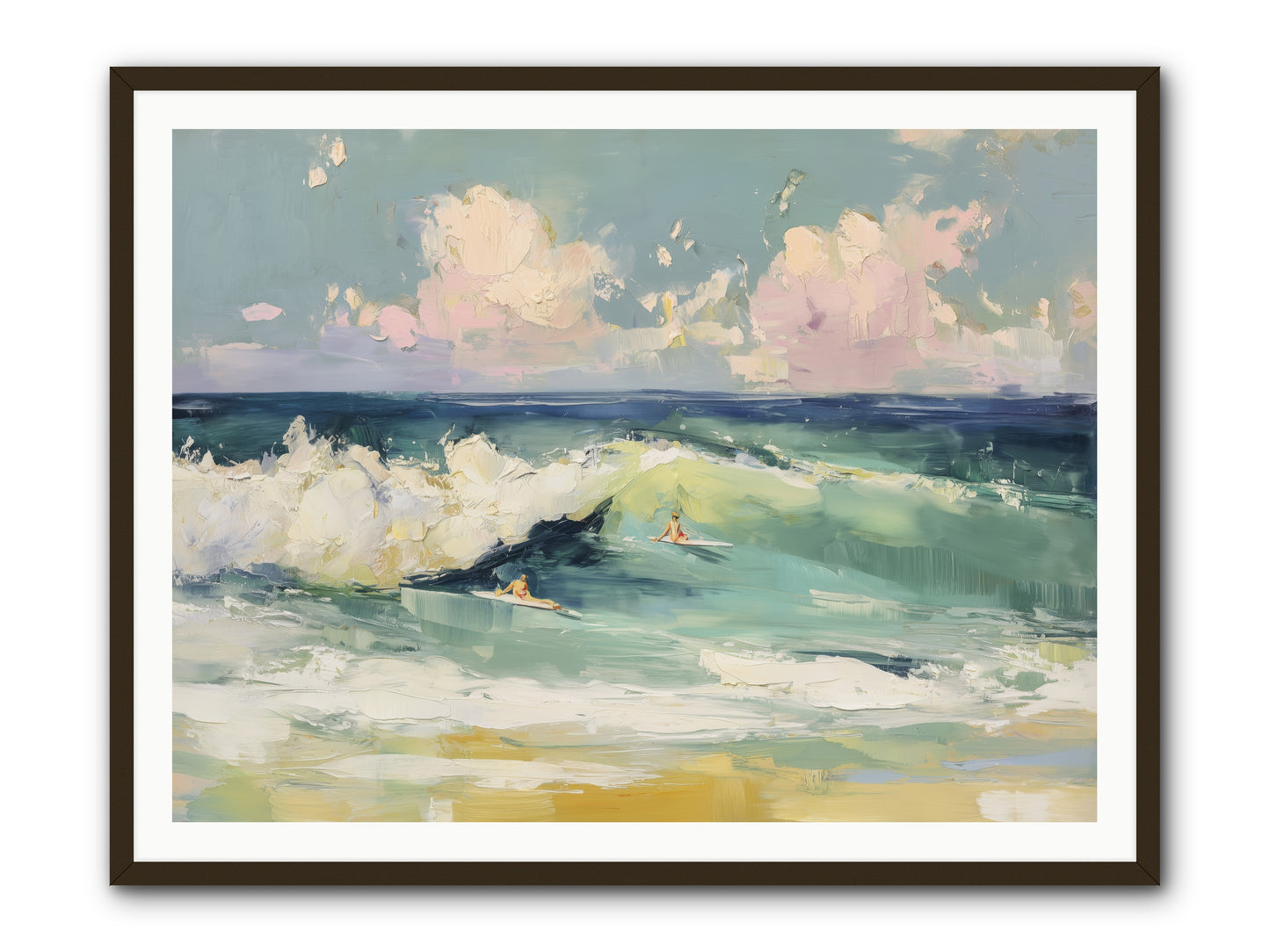 Deep Blue Calling -- Framed Print - Black 48x36