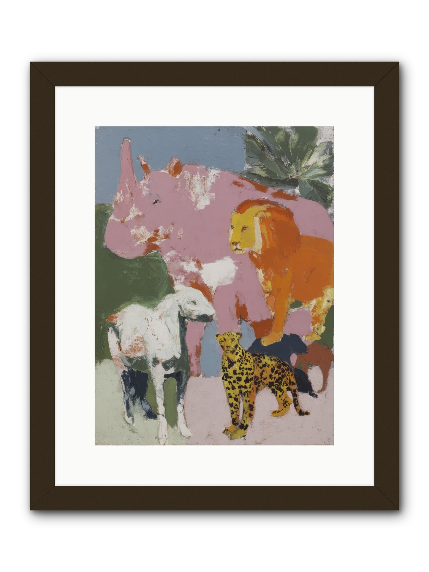 Deep Forest -- Framed Print - Black 12x16