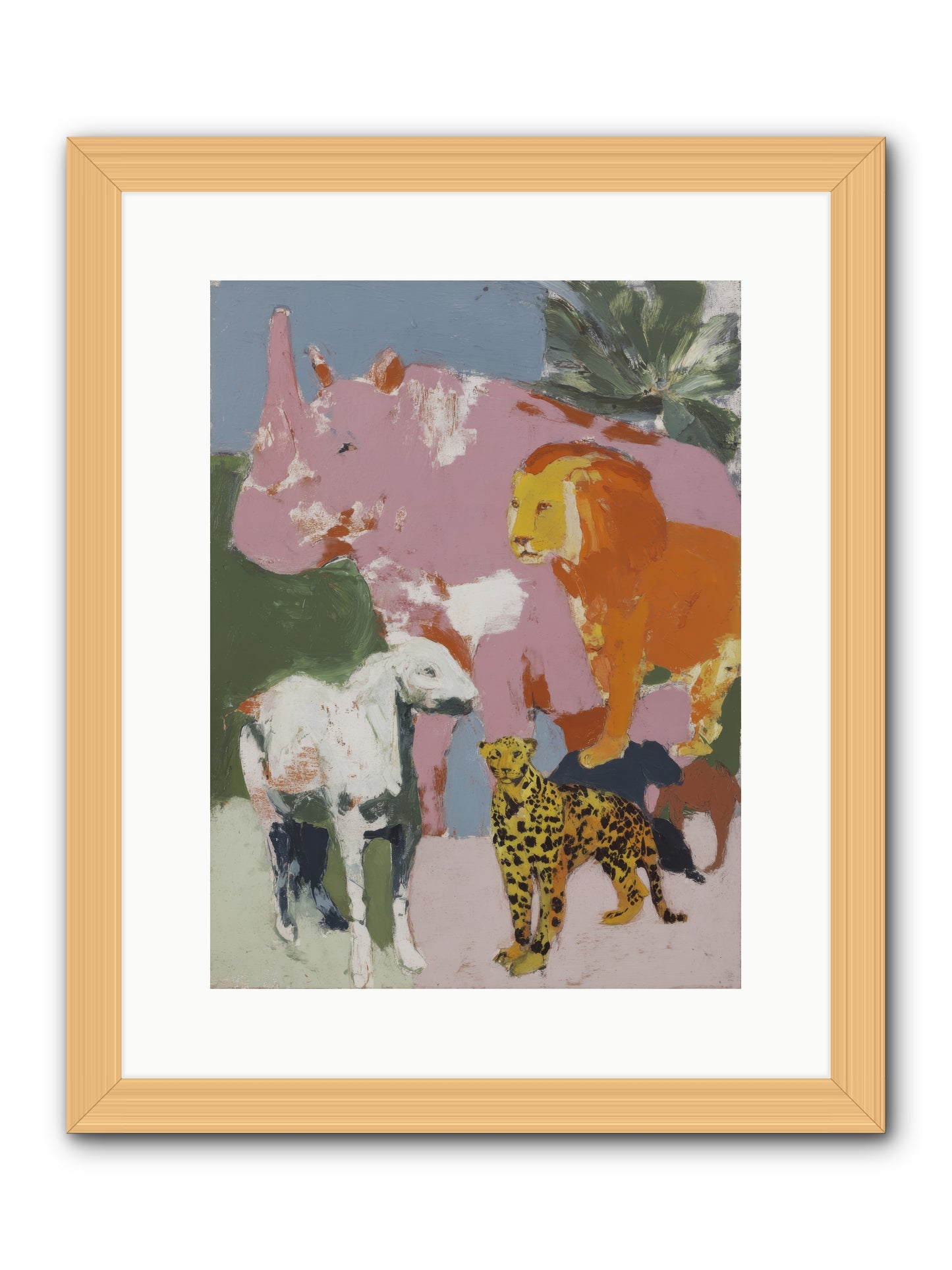 Deep Forest -- Framed Print - Natural 12x16