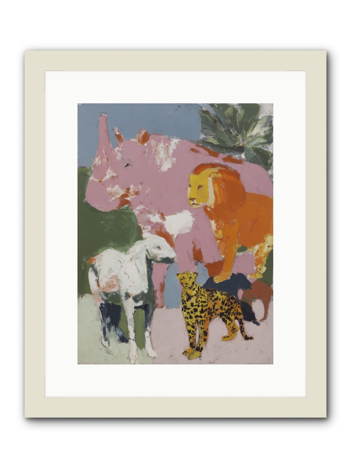 Deep Forest -- Framed Print - White 12x16