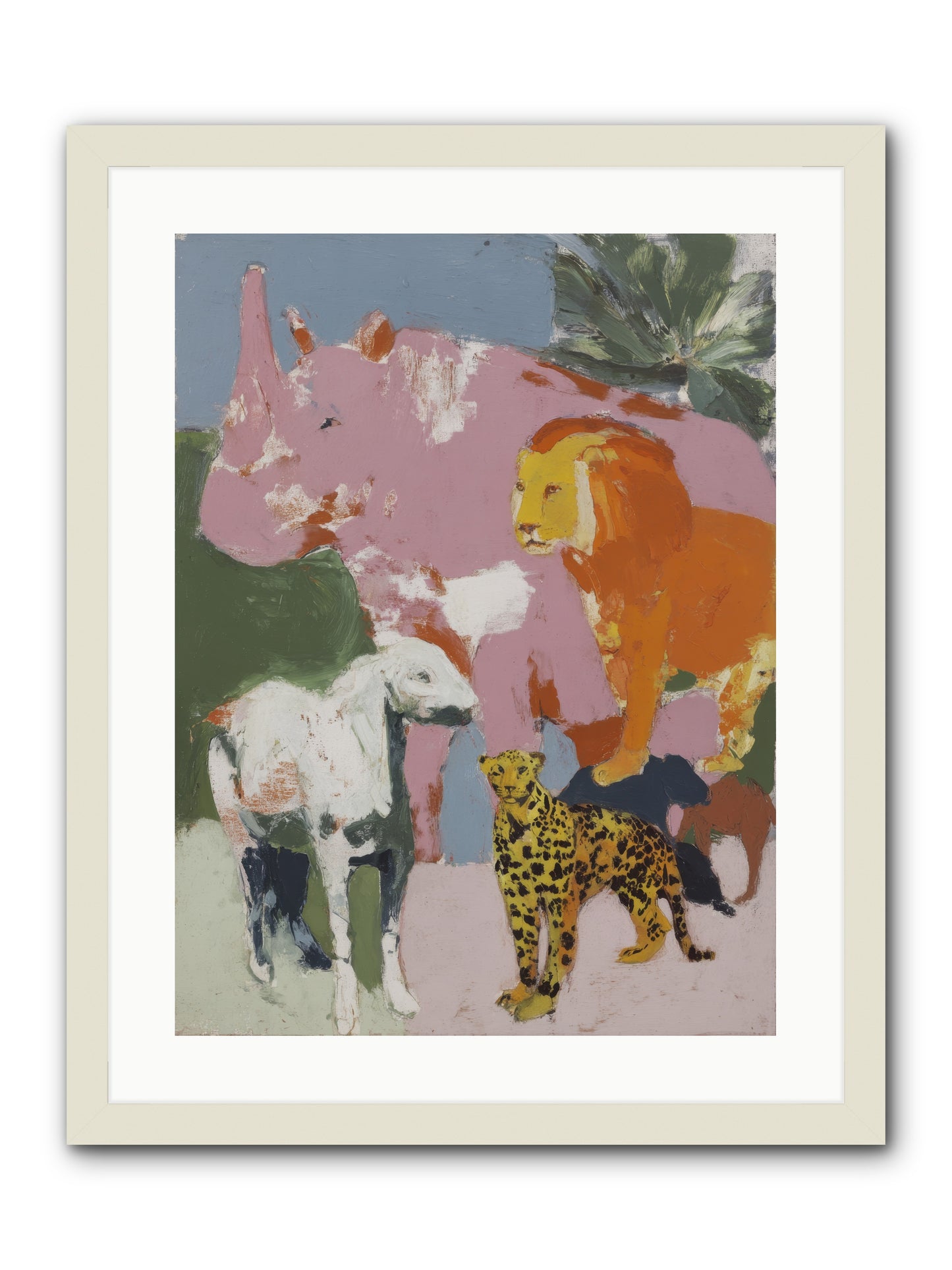 Deep Forest -- Framed Print - White 18x24