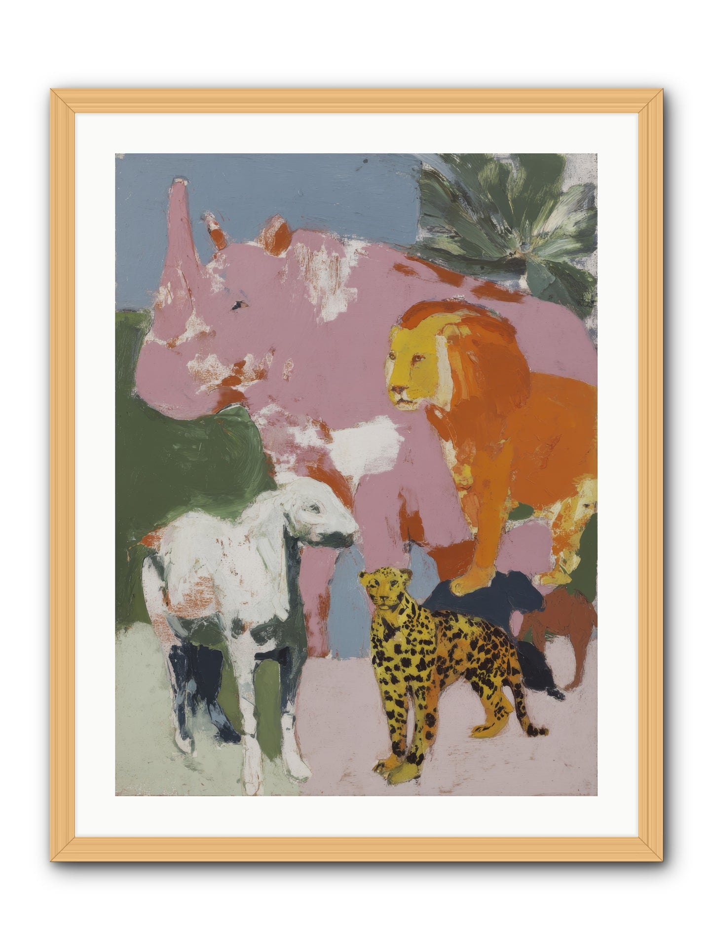 Deep Forest -- Framed Print - Natural 24x32
