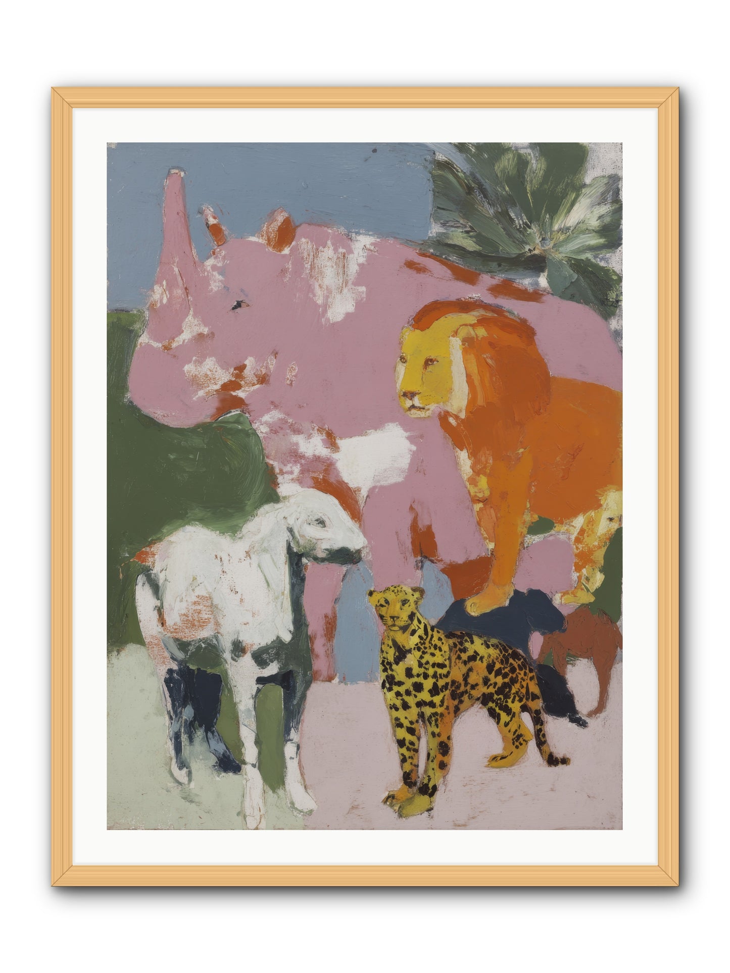 Deep Forest -- Framed Print - Natural 30x40