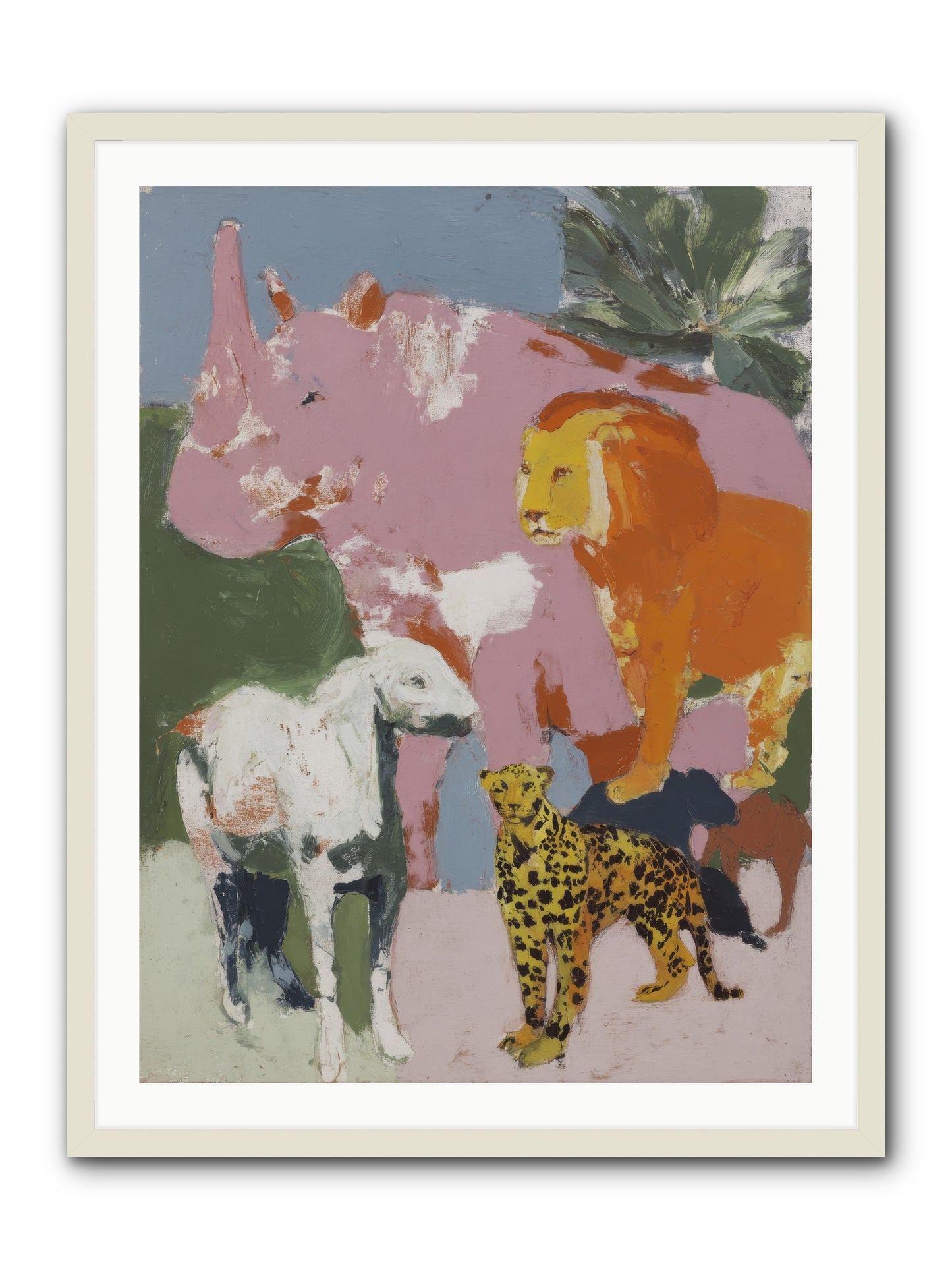 Deep Forest -- Framed Print - White 30x40
