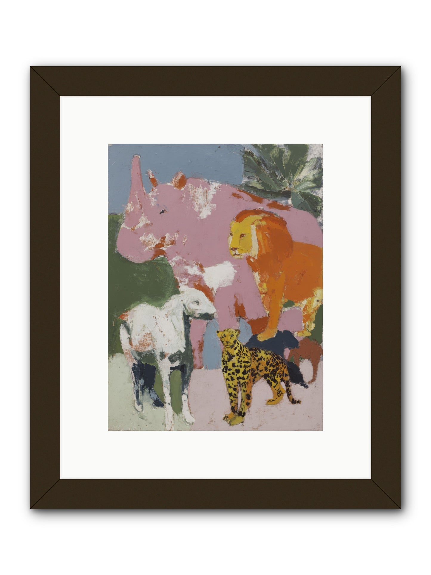 Deep Forest -- Framed Print - Black 9x12