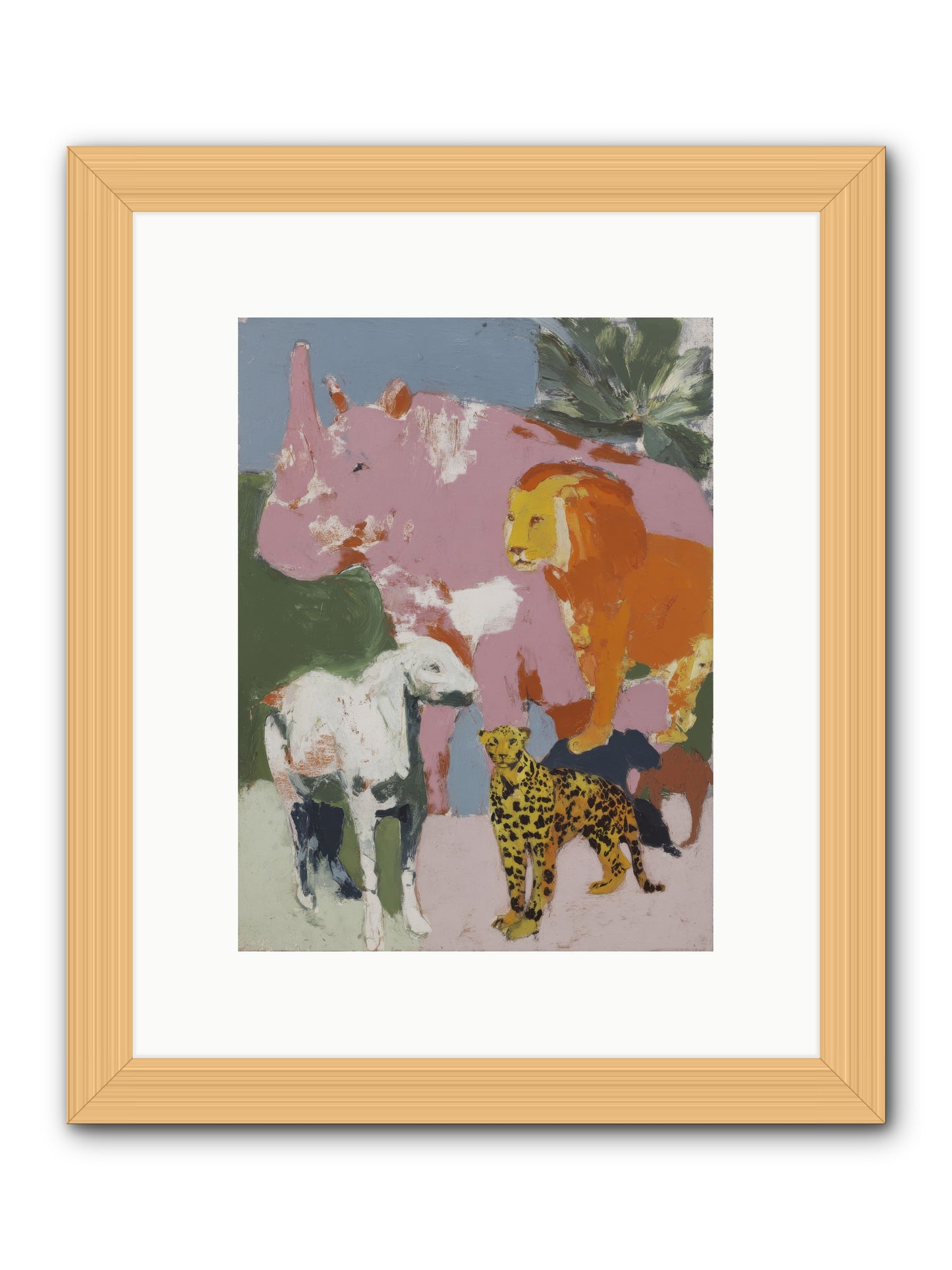 Deep Forest -- Framed Print - Natural 9x12