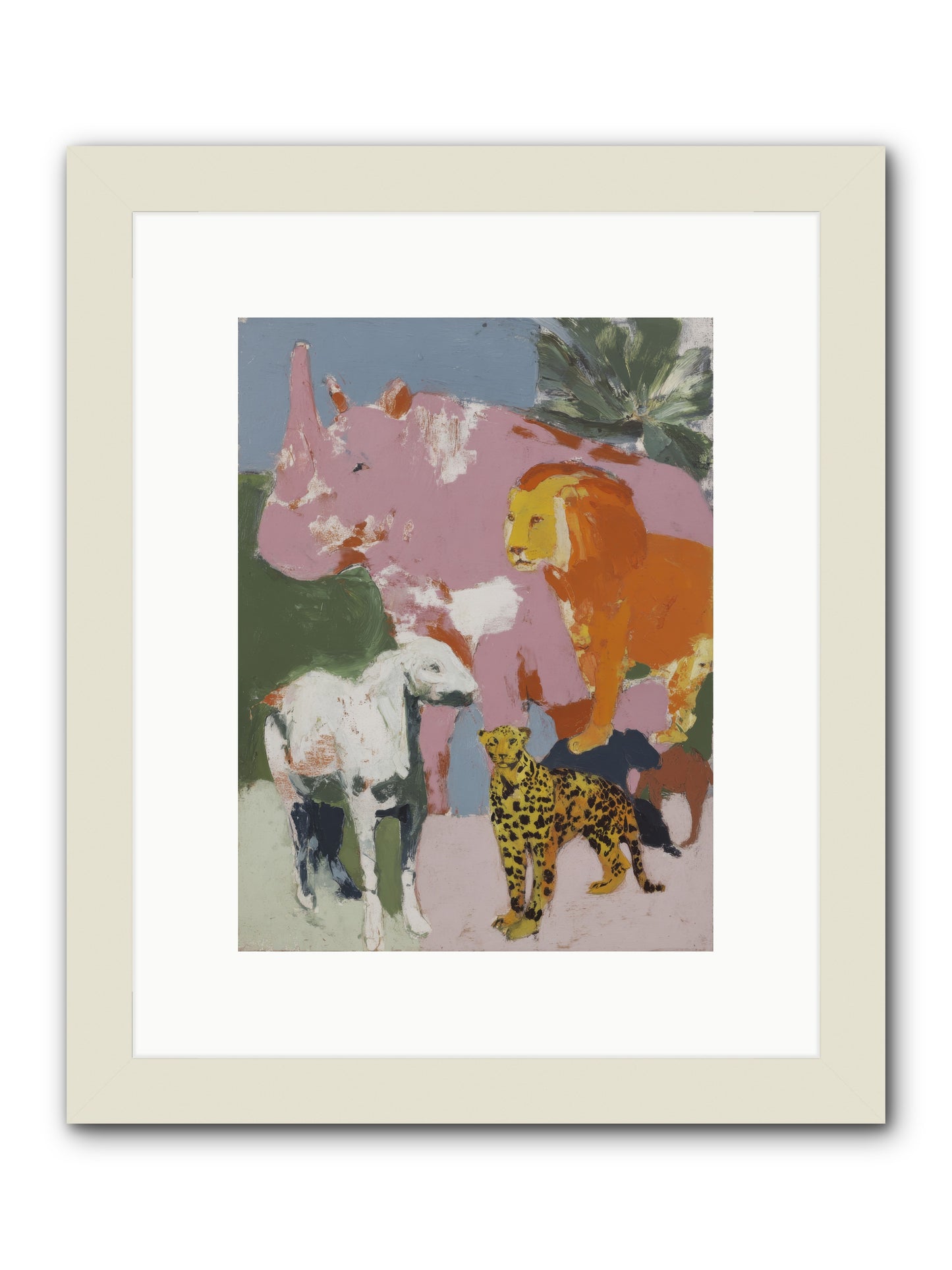 Deep Forest -- Framed Print - White 9x12