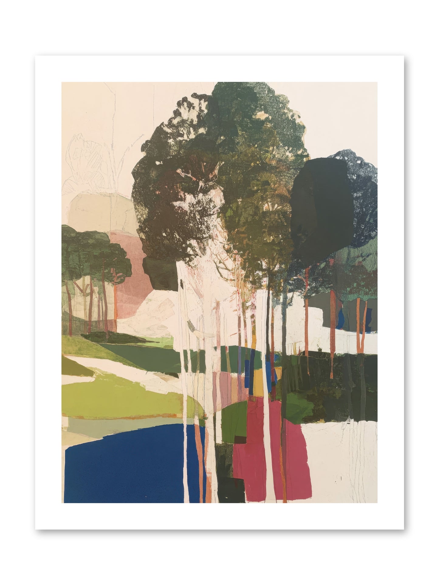 Deep Listening -- Loose Canvas Print 12x16