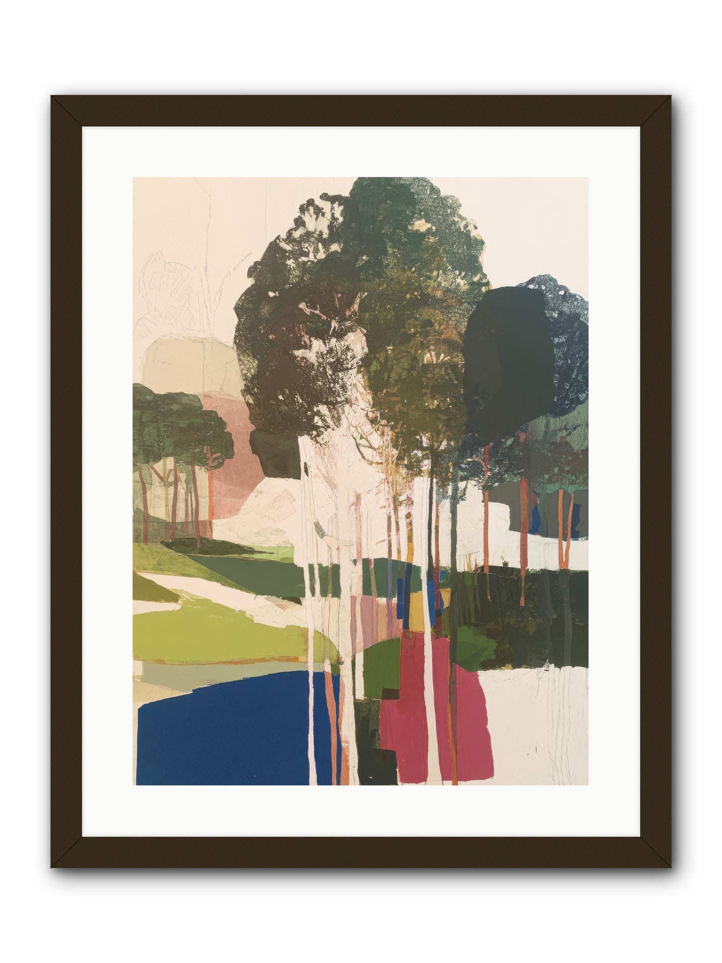 Deep Listening -- Framed Print - Black 18x24