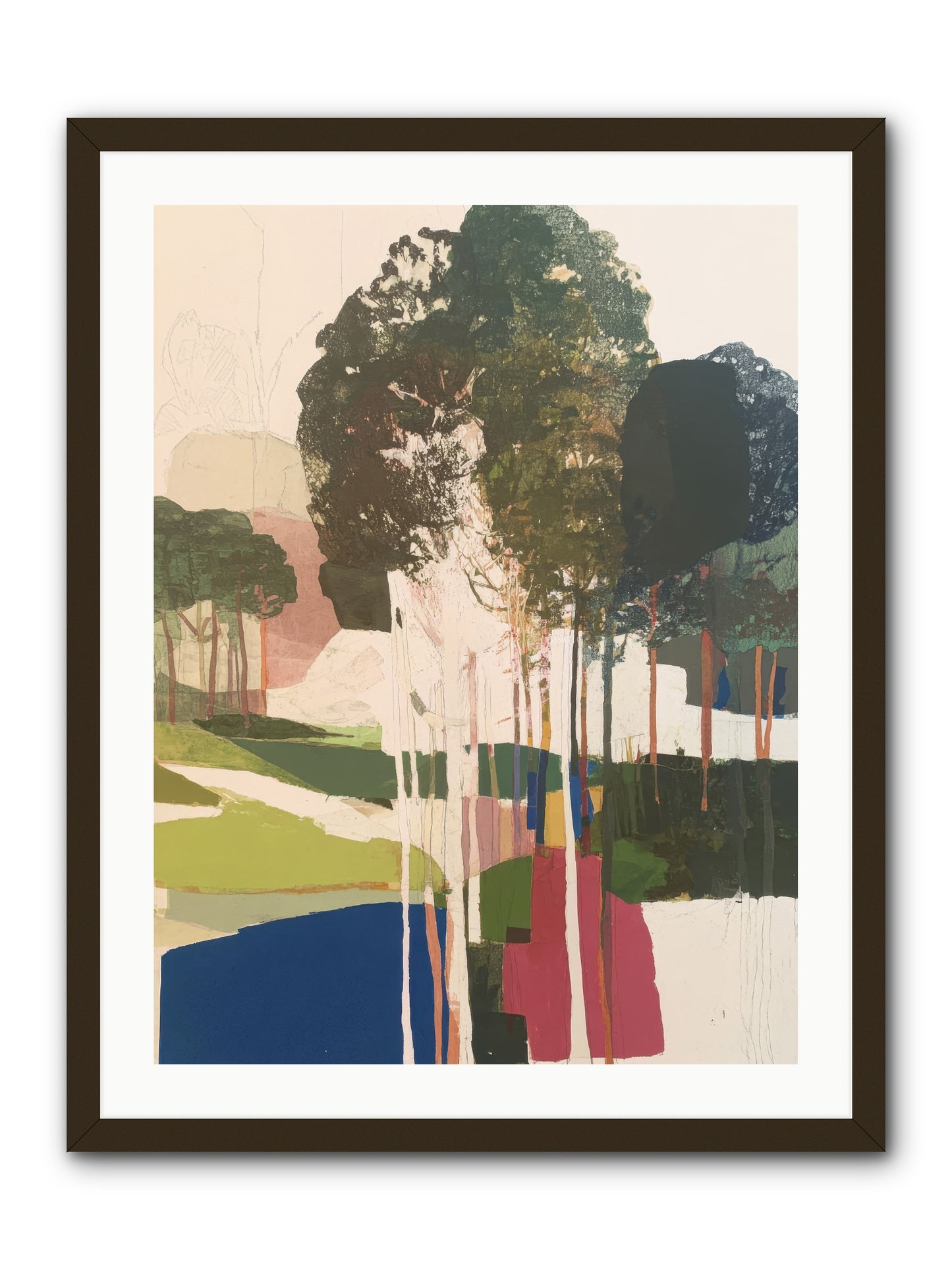 Deep Listening -- Framed Print - Black 24x32