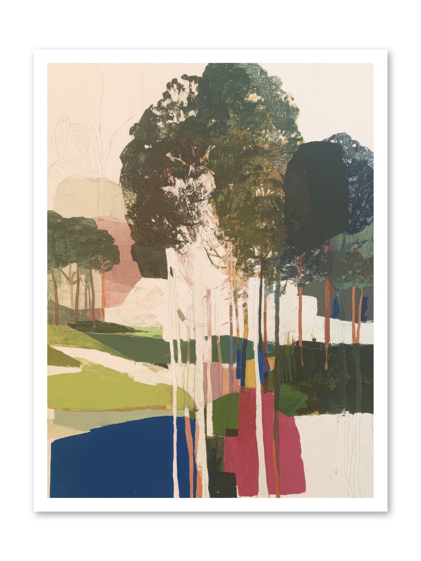 Deep Listening -- Paper Print 24x32