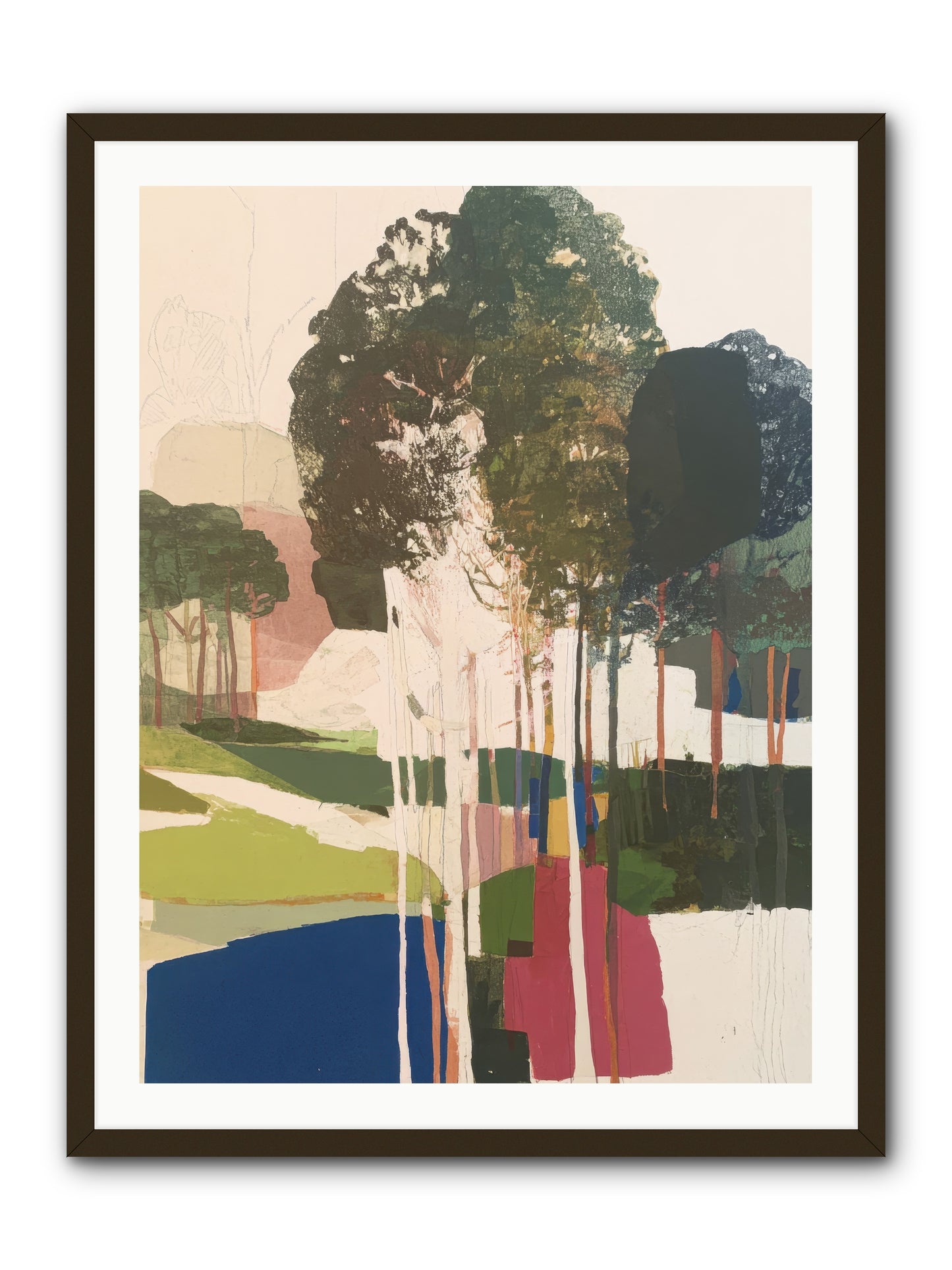 Deep Listening -- Framed Print - Black 30x40