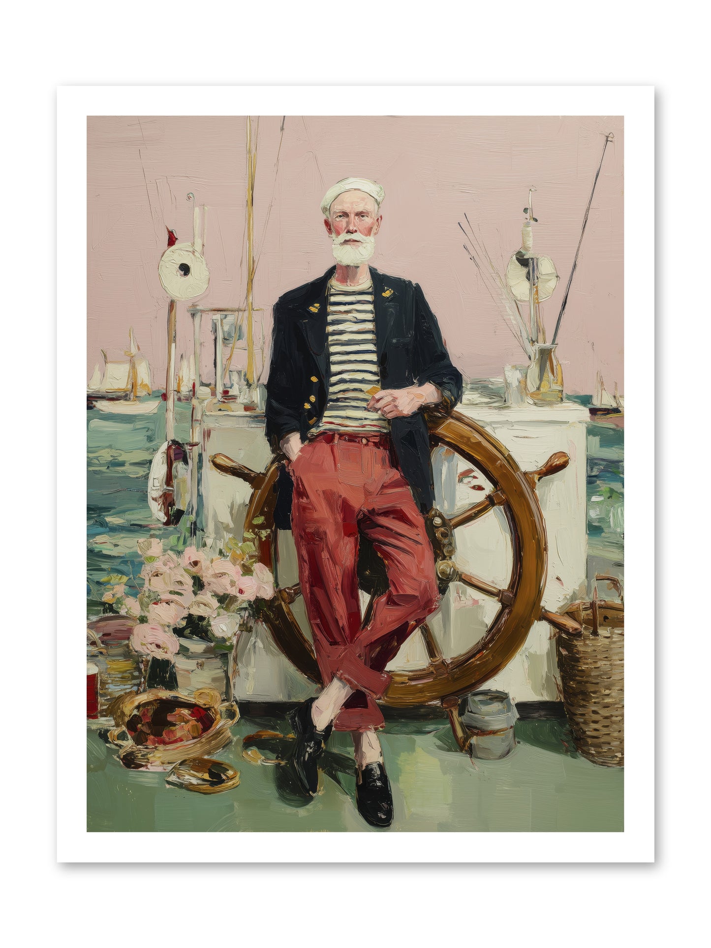 Deep Water Gambler -- Paper Print 18x24