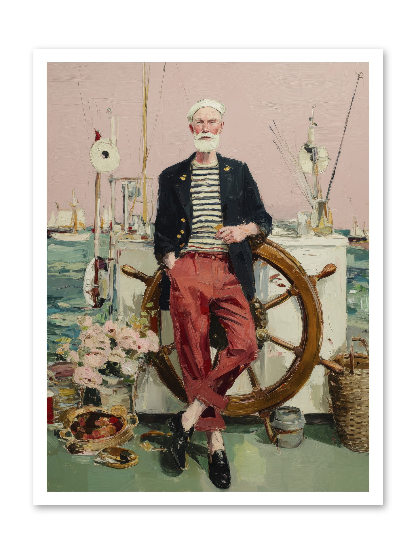 Deep Water Gambler -- Paper Print 24x32