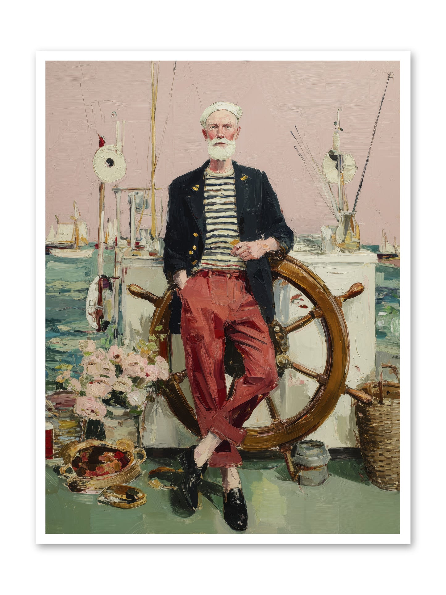 Deep Water Gambler -- Paper Print 36x48