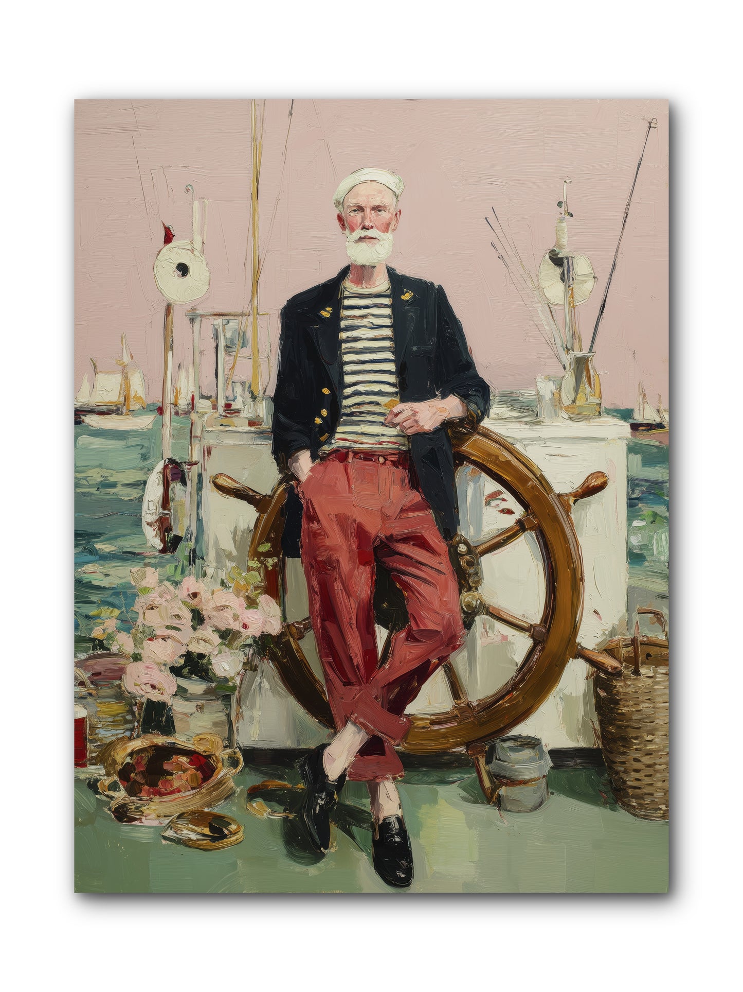 Deep Water Gambler -- Wrapped Canvas 9x12