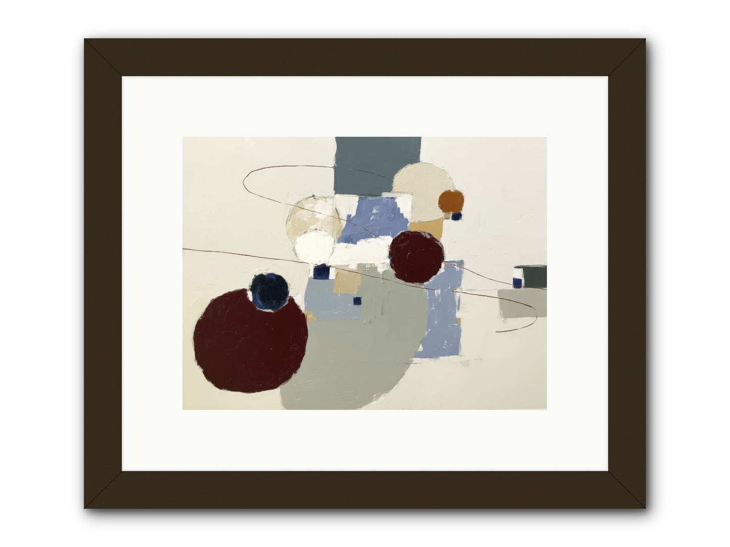 Deep Waters -- Framed Print - Black 12x9