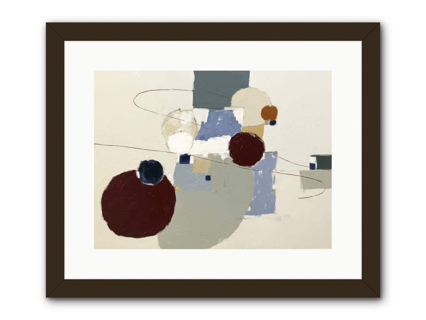 Deep Waters -- Framed Print - Black 16x12