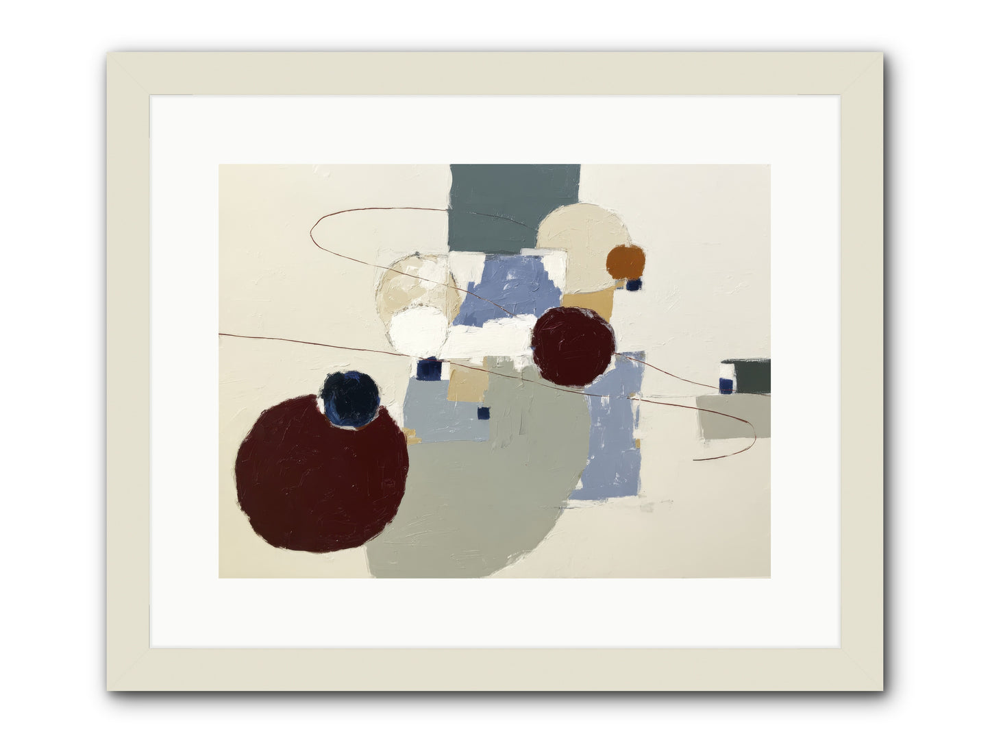 Deep Waters -- Framed Print - White 16x12