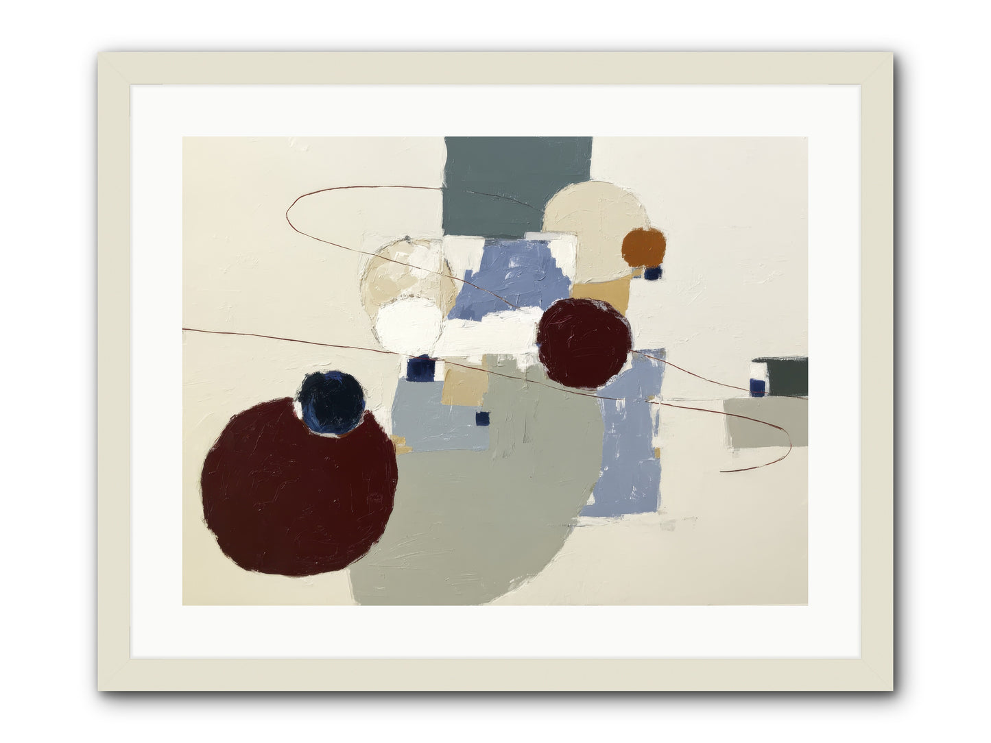 Deep Waters -- Framed Print - White 24x18