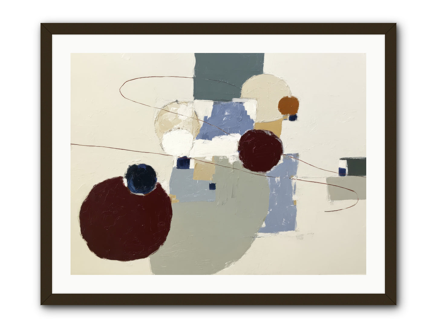 Deep Waters -- Framed Print - Black 32x24