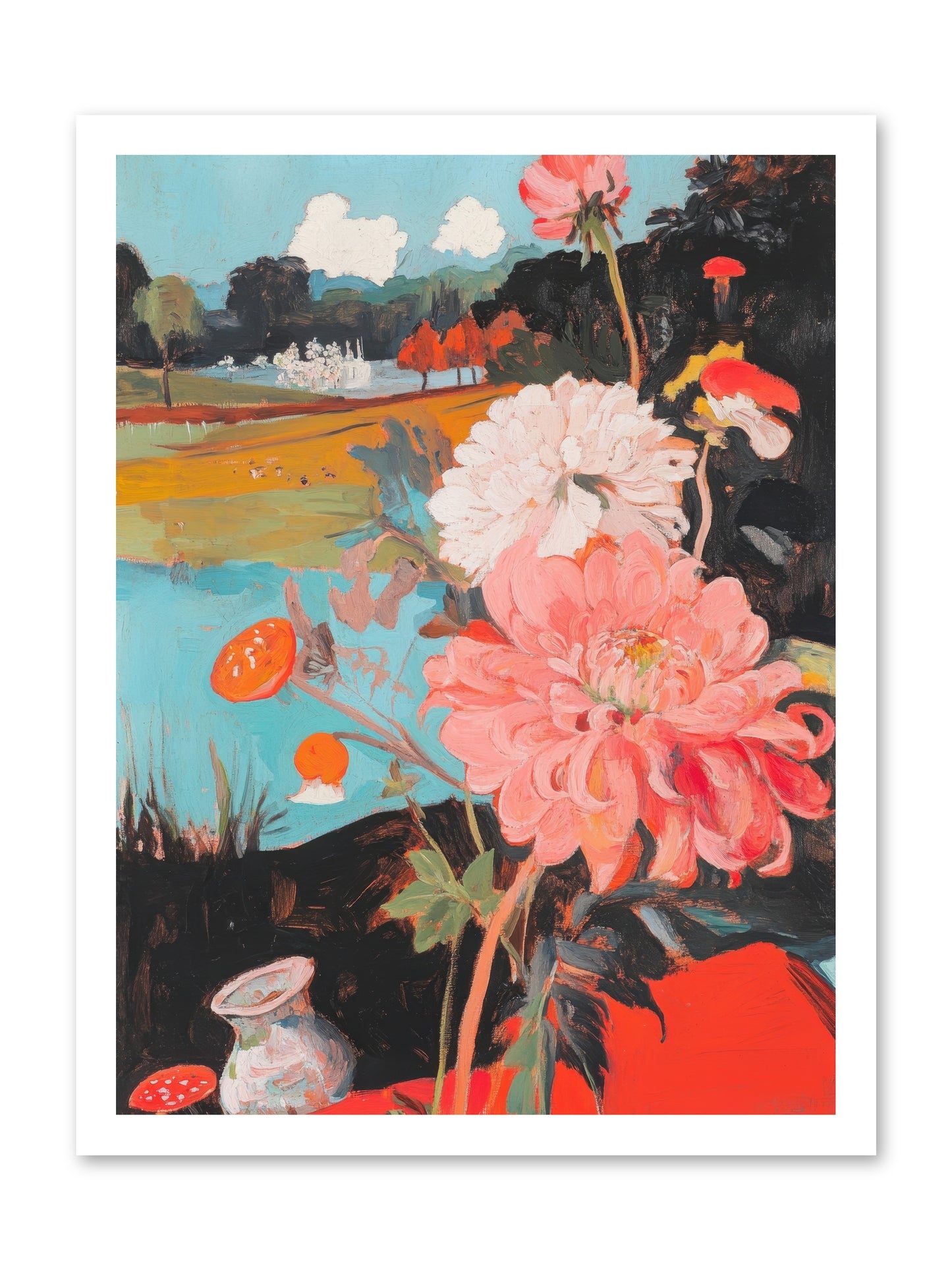 Defiant Blooms -- Loose Canvas Print 18x24