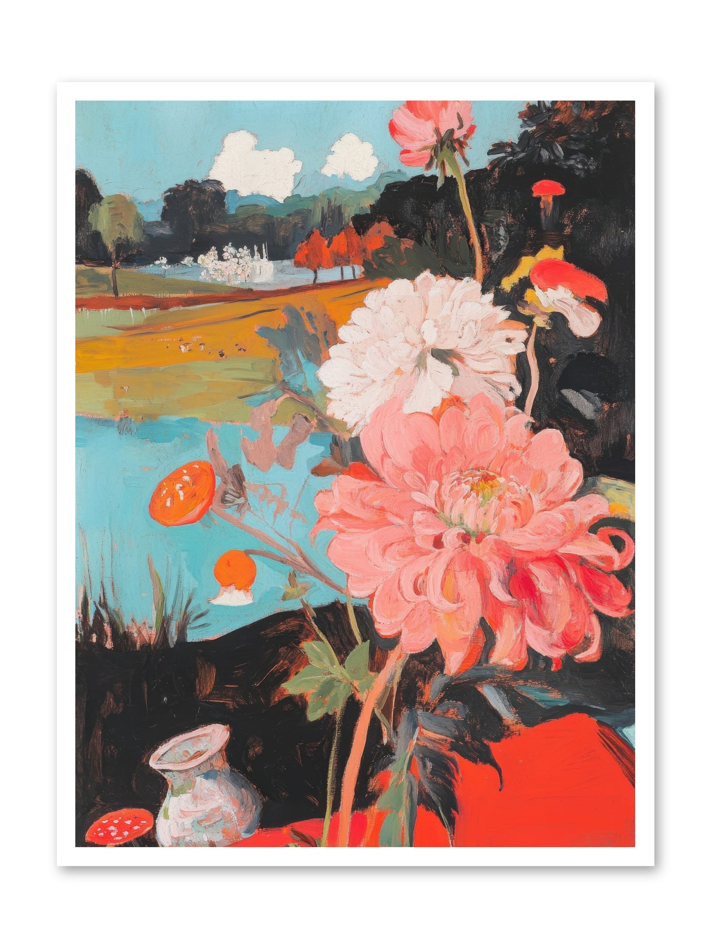 Defiant Blooms -- Paper Print 30x40