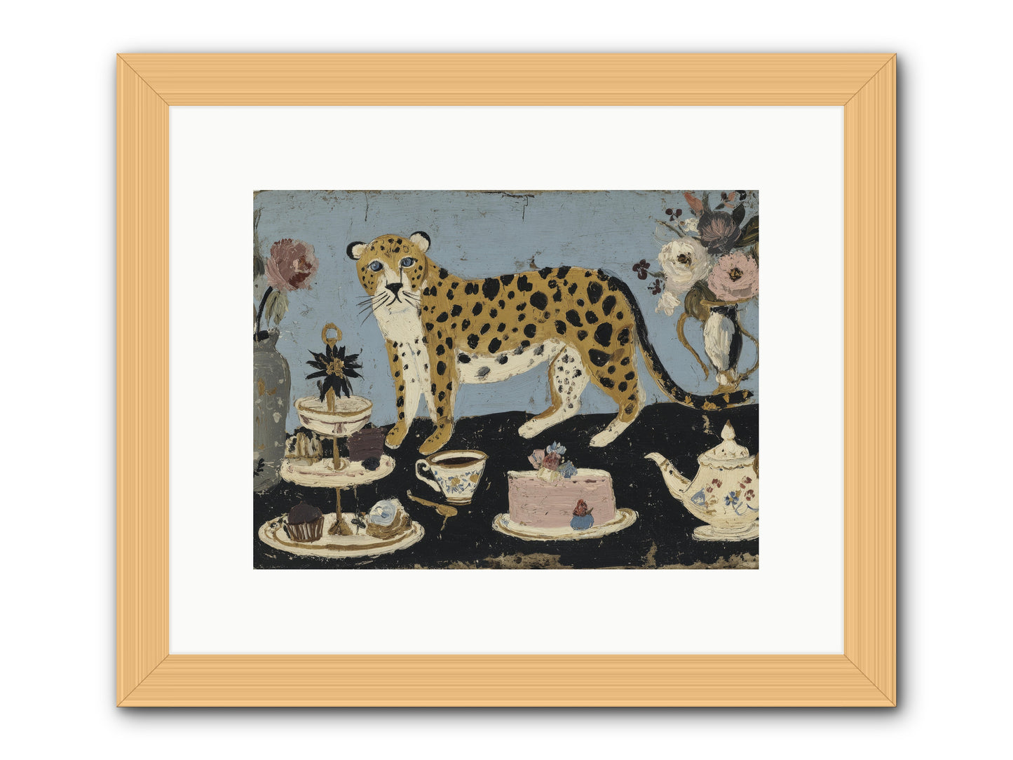 Deliberate Extravagance -- Framed Print - Natural 12x9