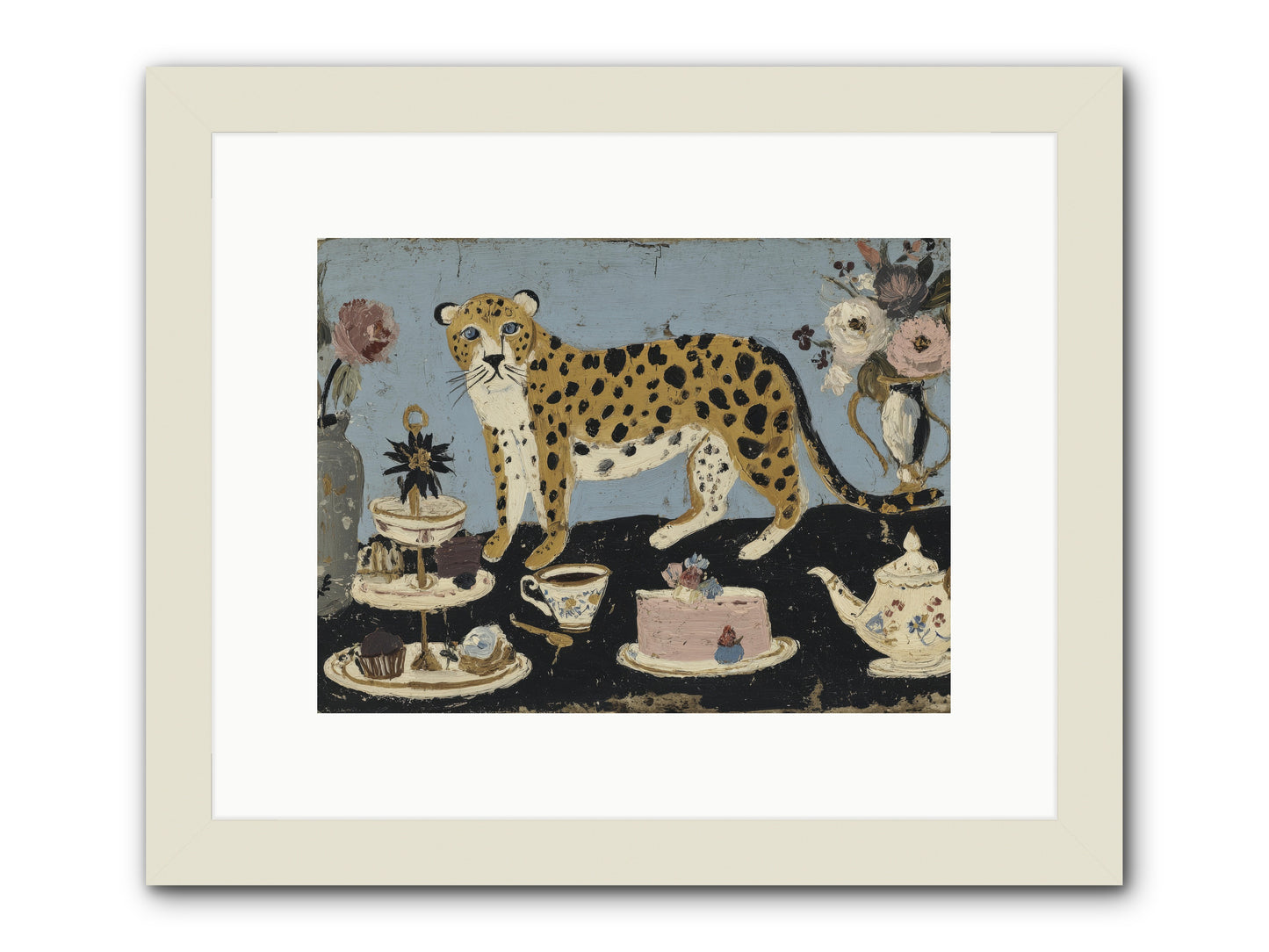 Deliberate Extravagance -- Framed Print - White 12x9