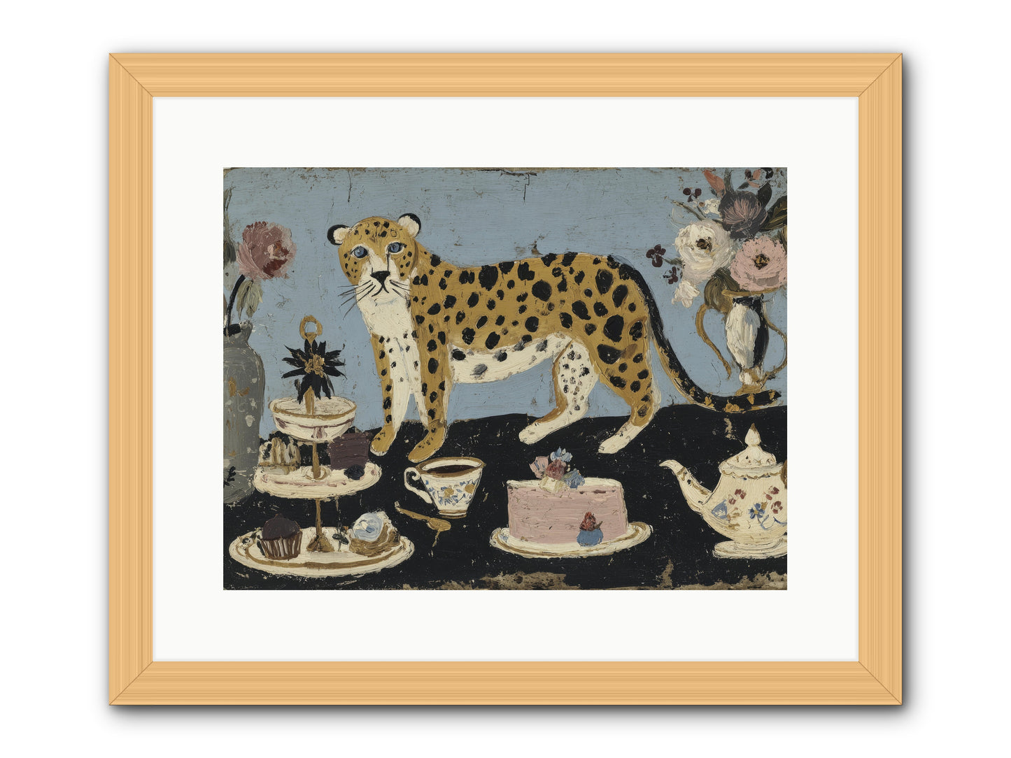 Deliberate Extravagance -- Framed Print - Natural 16x12