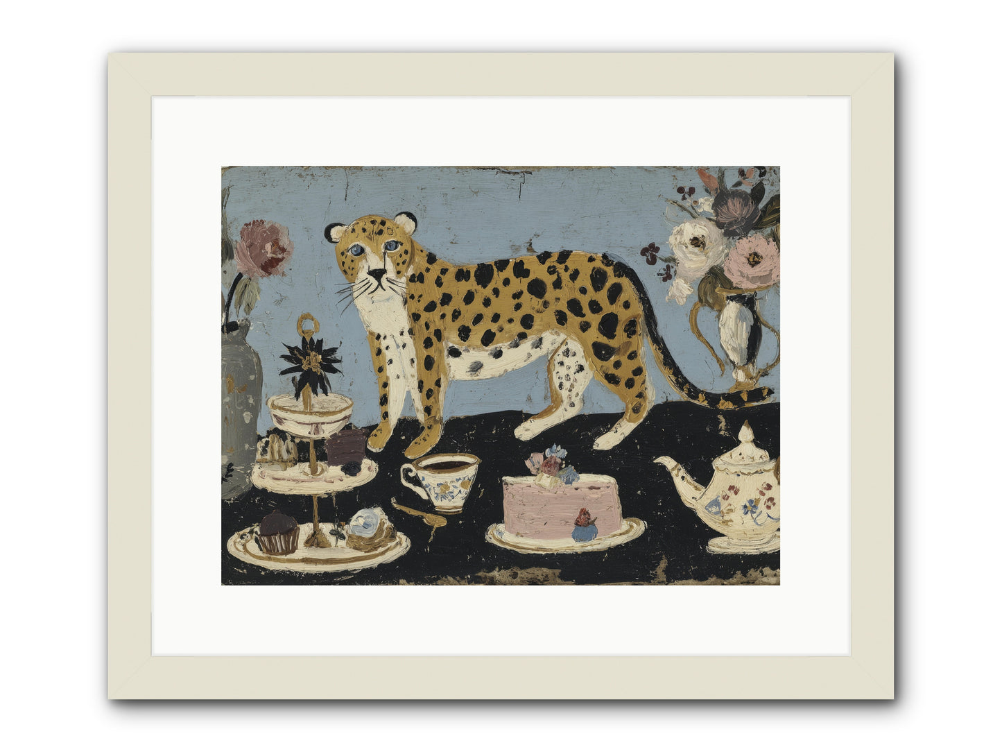 Deliberate Extravagance -- Framed Print - White 16x12