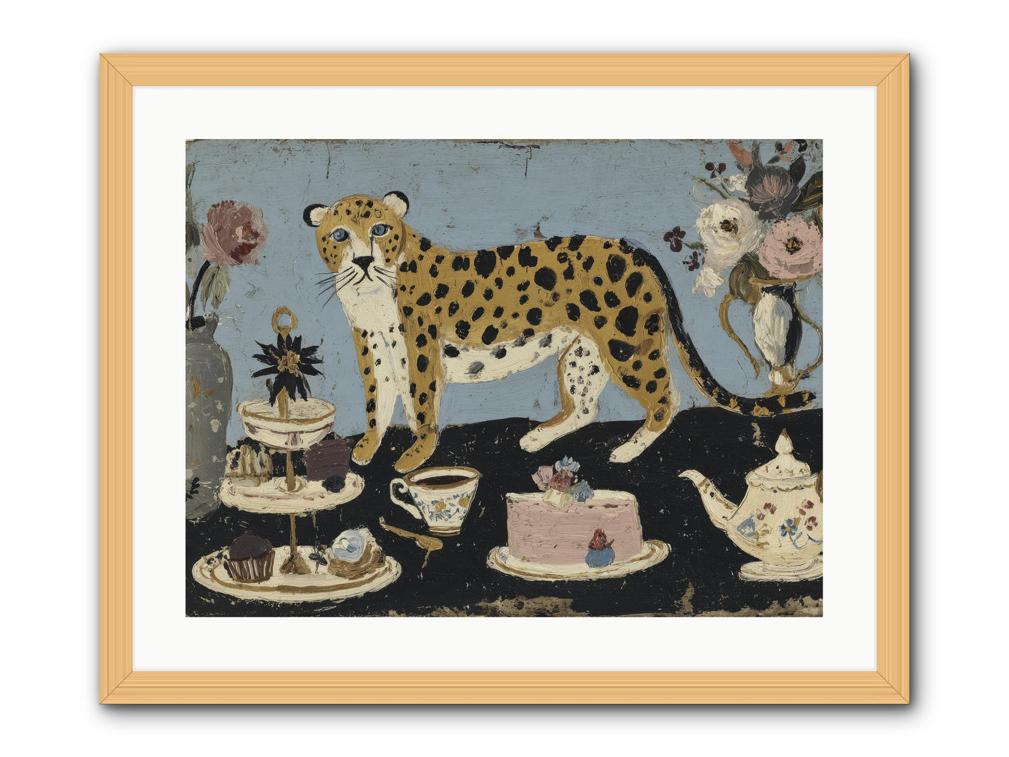 Deliberate Extravagance -- Framed Print - Natural 24x18