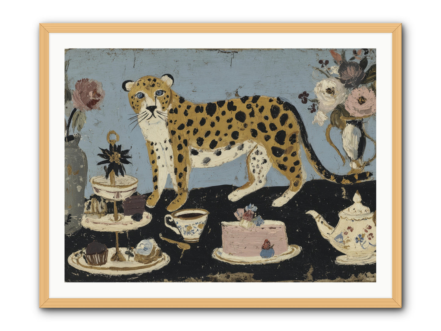 Deliberate Extravagance -- Framed Print - Natural 40x30