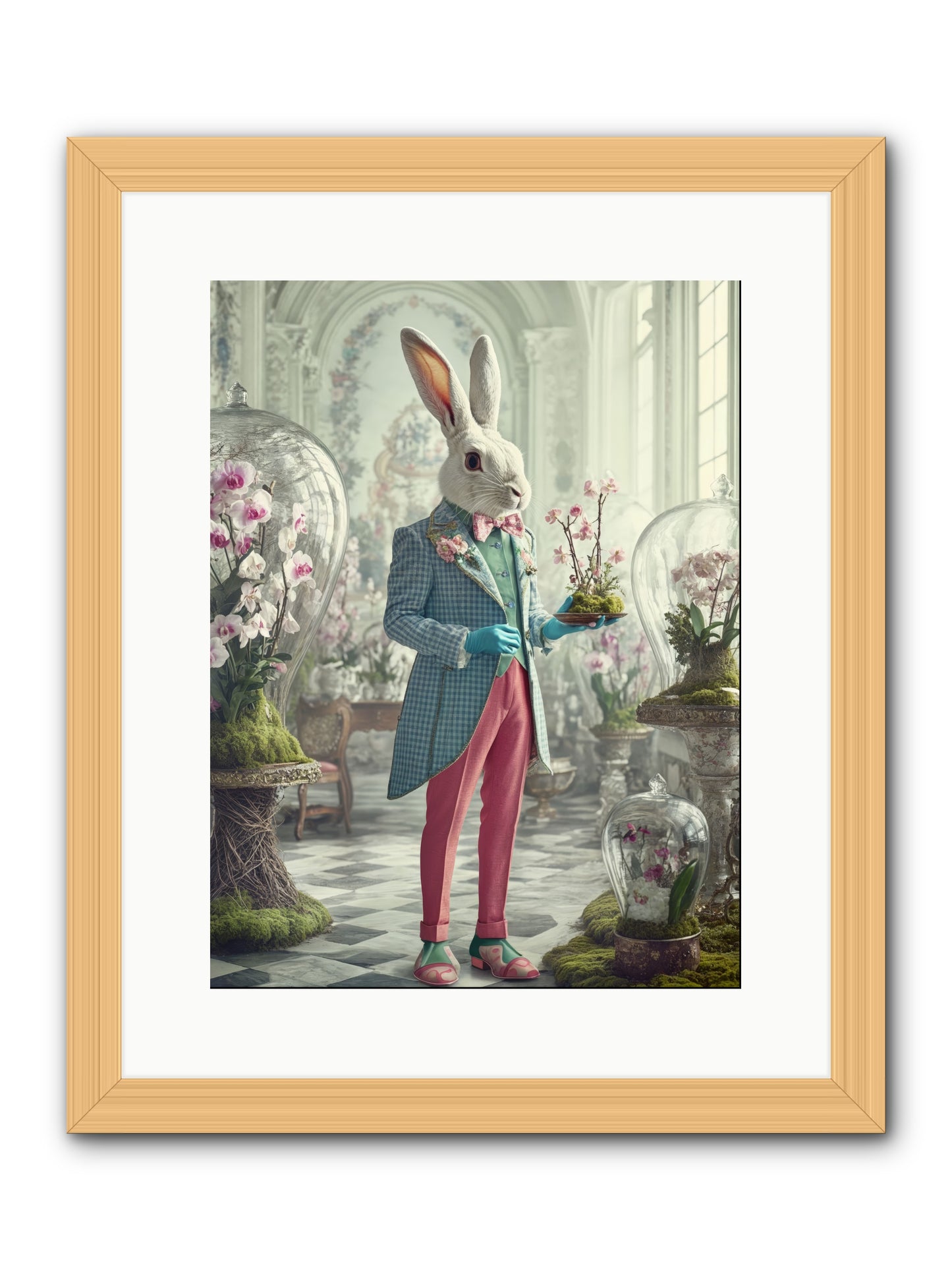 Delight Lives HereRez -- Framed Print - Natural 12x16
