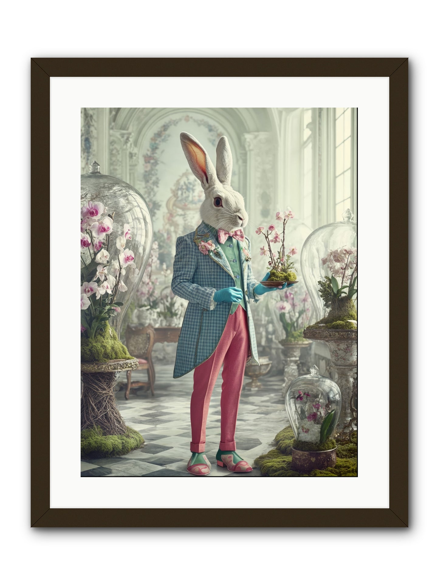 Delight Lives HereRez -- Framed Print - Black 18x24