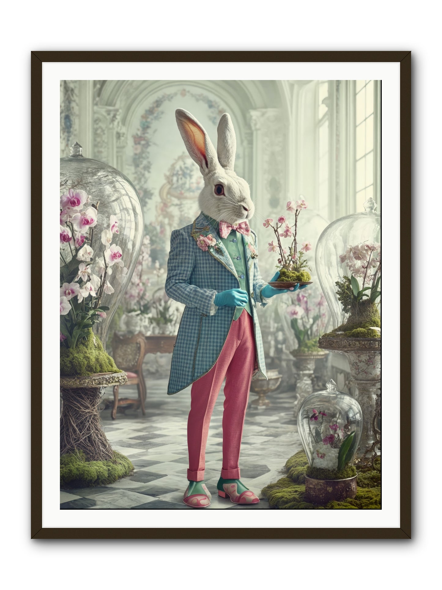 Delight Lives HereRez -- Framed Print - Black 36x48