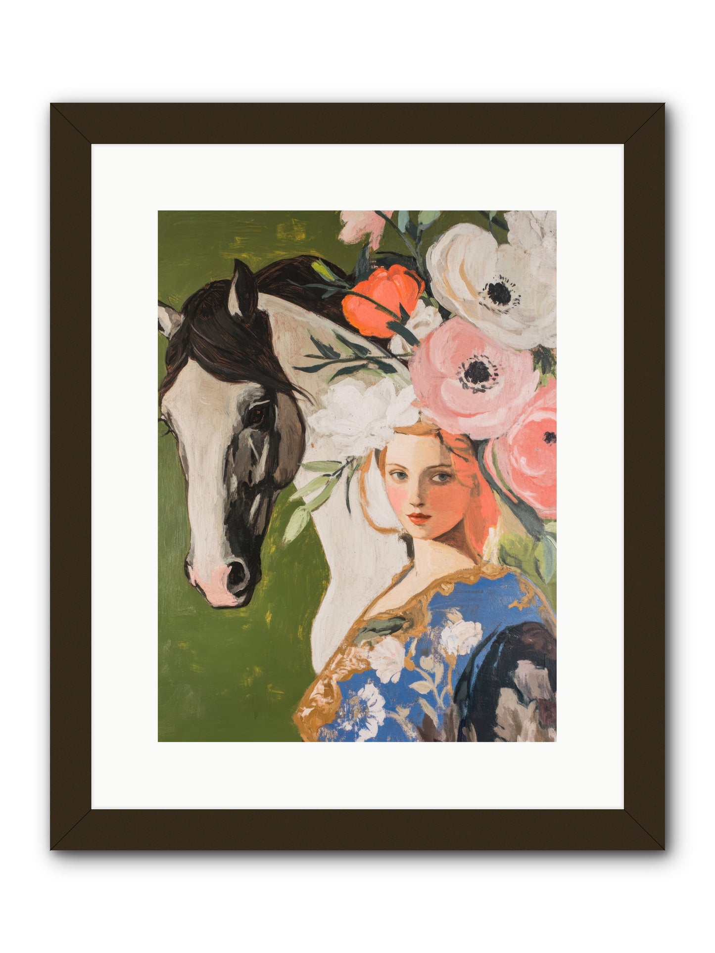 Desert Glass -- Framed Print - Black 12x16