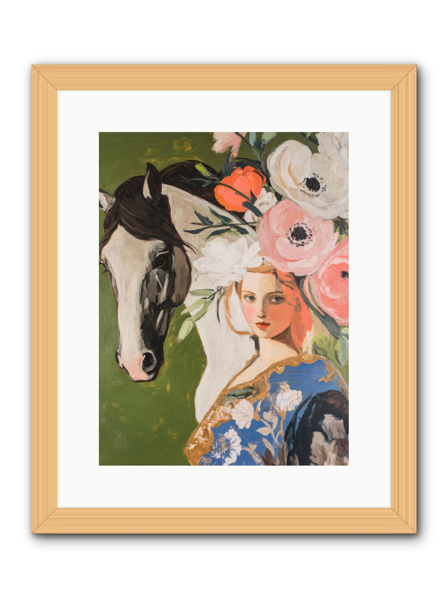 Desert Glass -- Framed Print - Natural 12x16