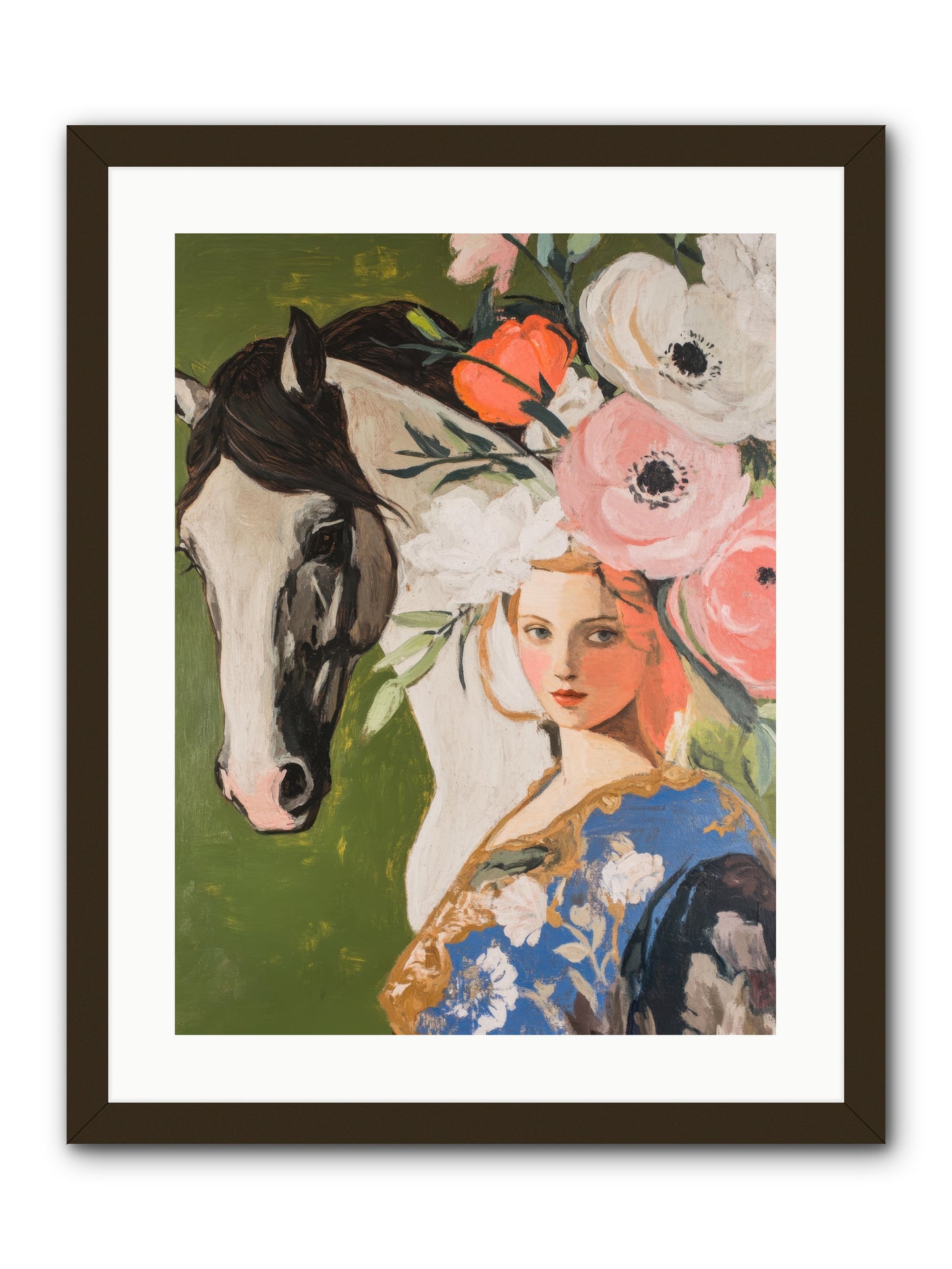 Desert Glass -- Framed Print - Black 18x24
