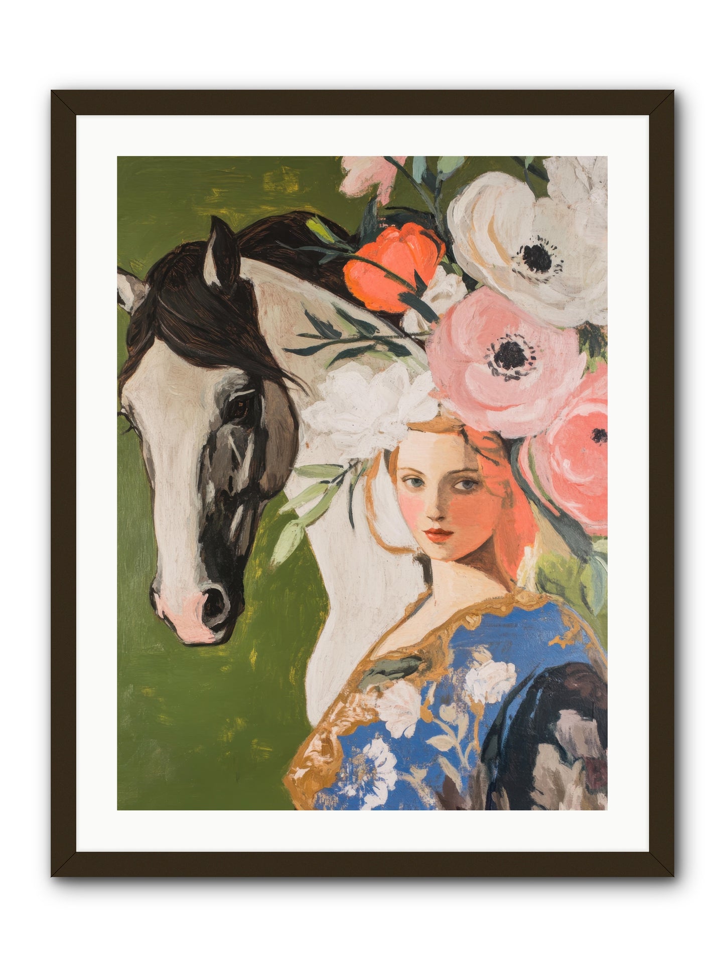Desert Glass -- Framed Print - Black 24x32
