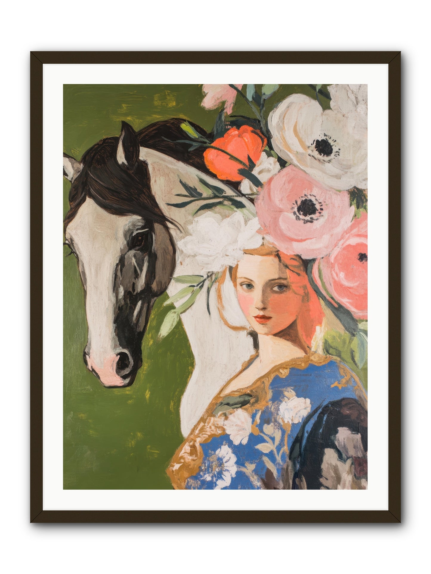 Desert Glass -- Framed Print - Black 30x40