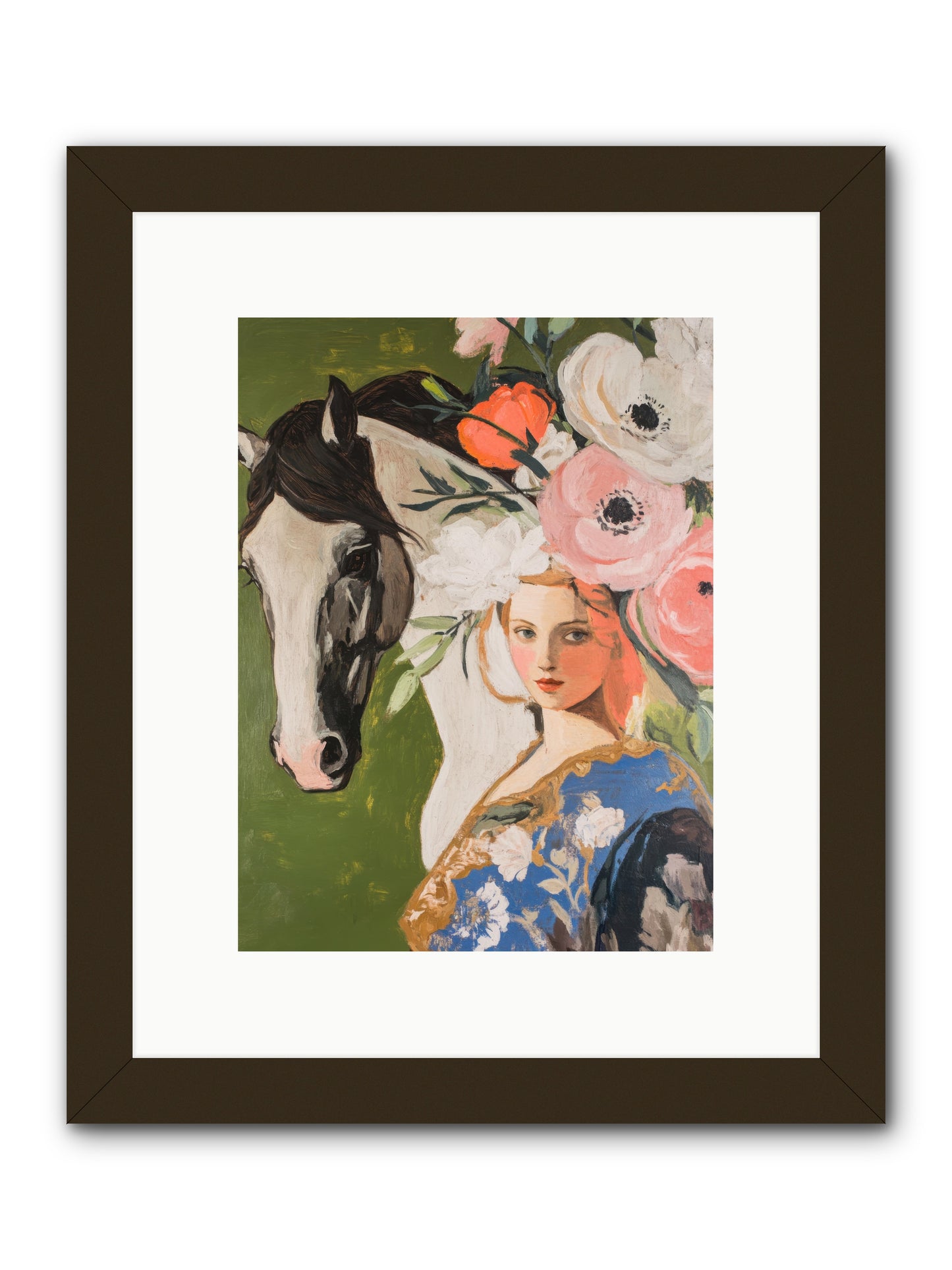 Desert Glass -- Framed Print - Black 9x12