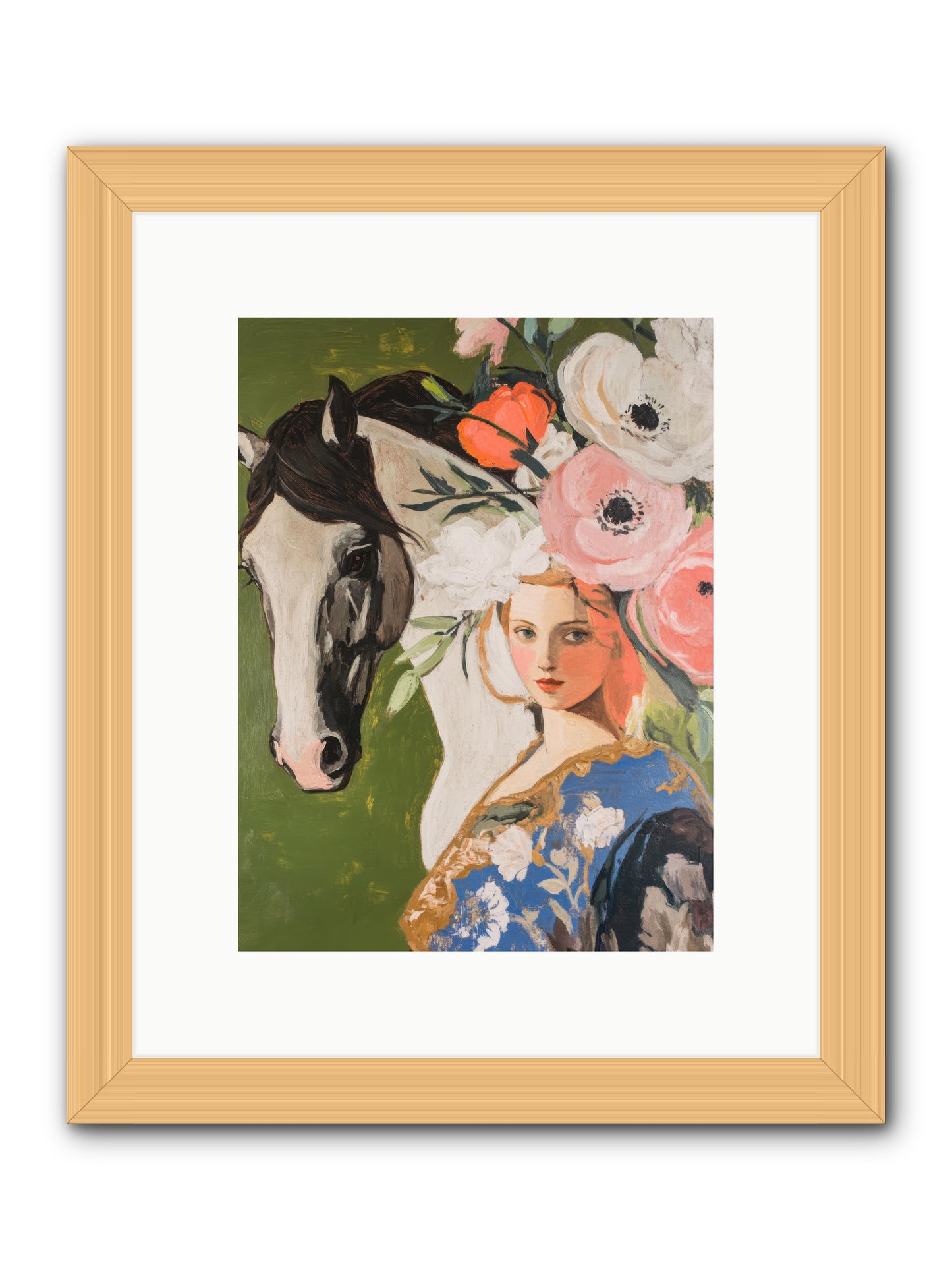 Desert Glass -- Framed Print - Natural 9x12