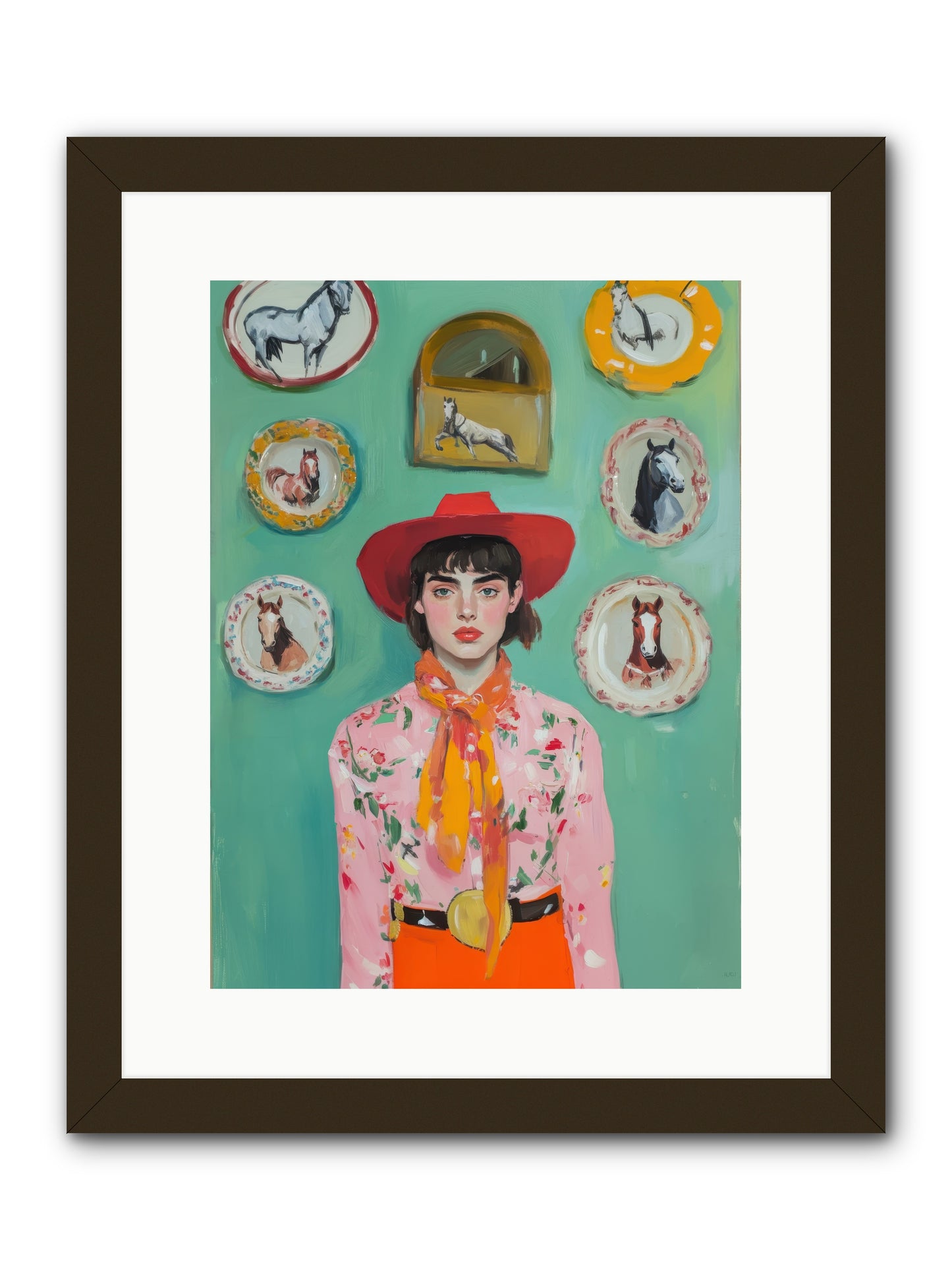 Desert Monarch -- Framed Print - Black 12x16