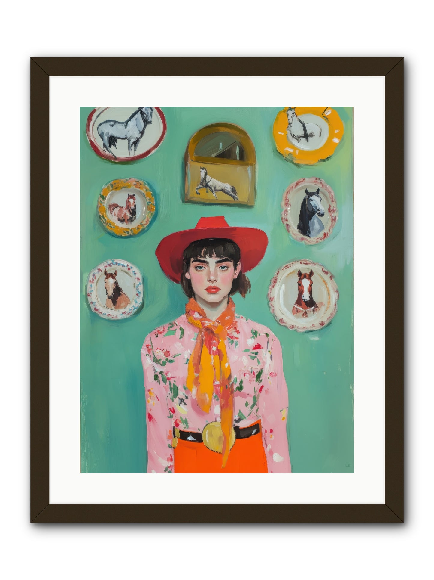 Desert Monarch -- Framed Print - Black 18x24