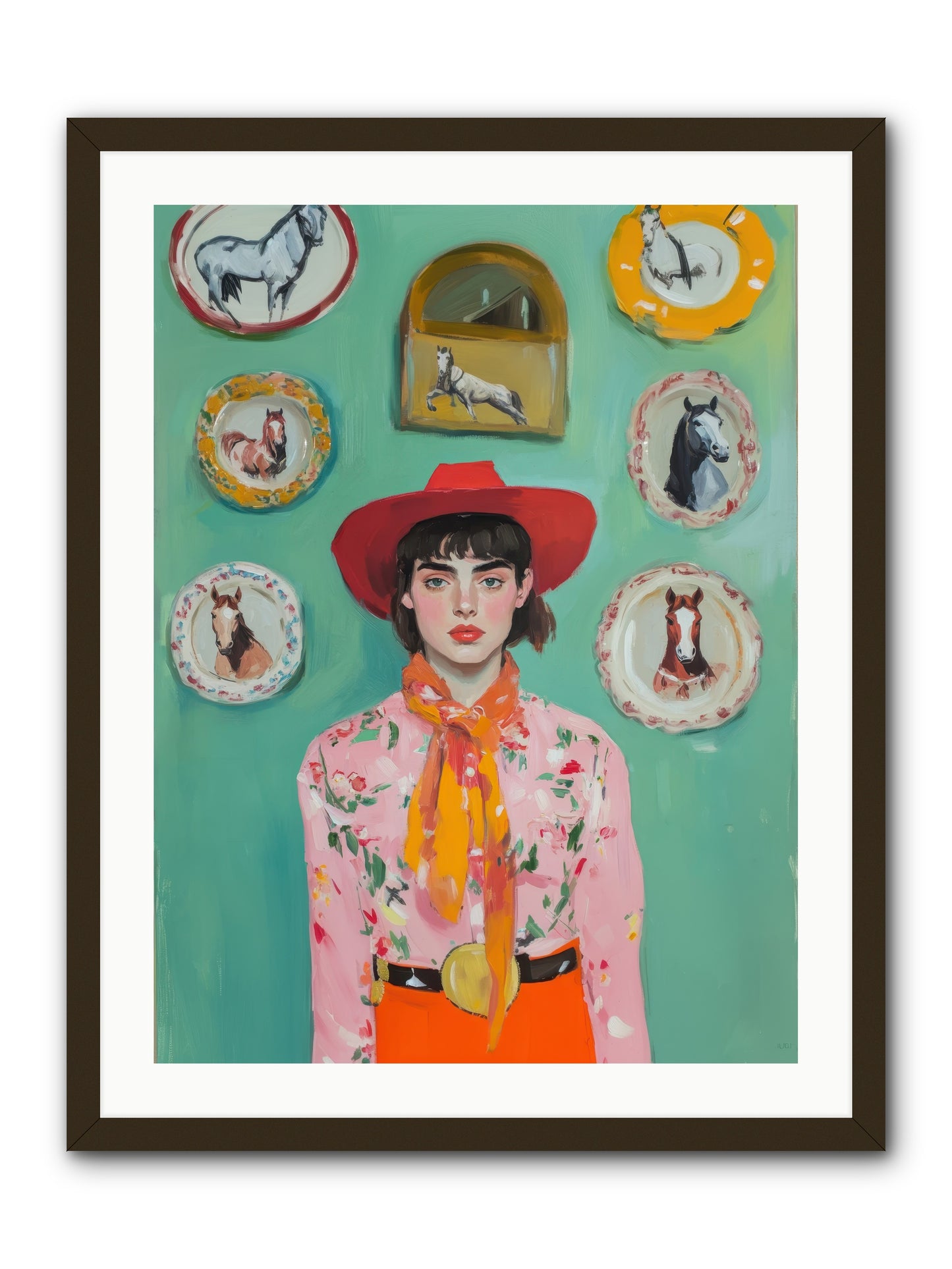 Desert Monarch -- Framed Print - Black 24x32