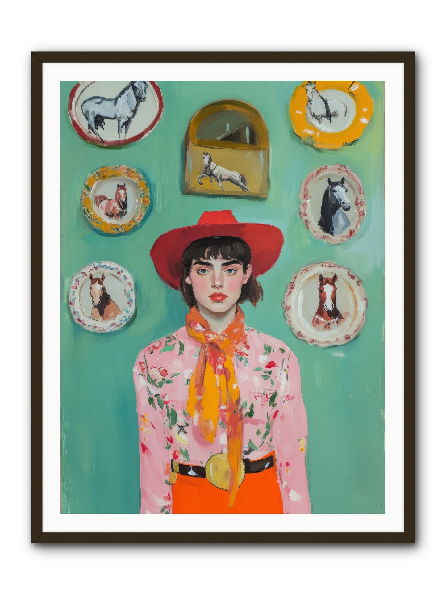 Desert Monarch -- Framed Print - Black 36x48