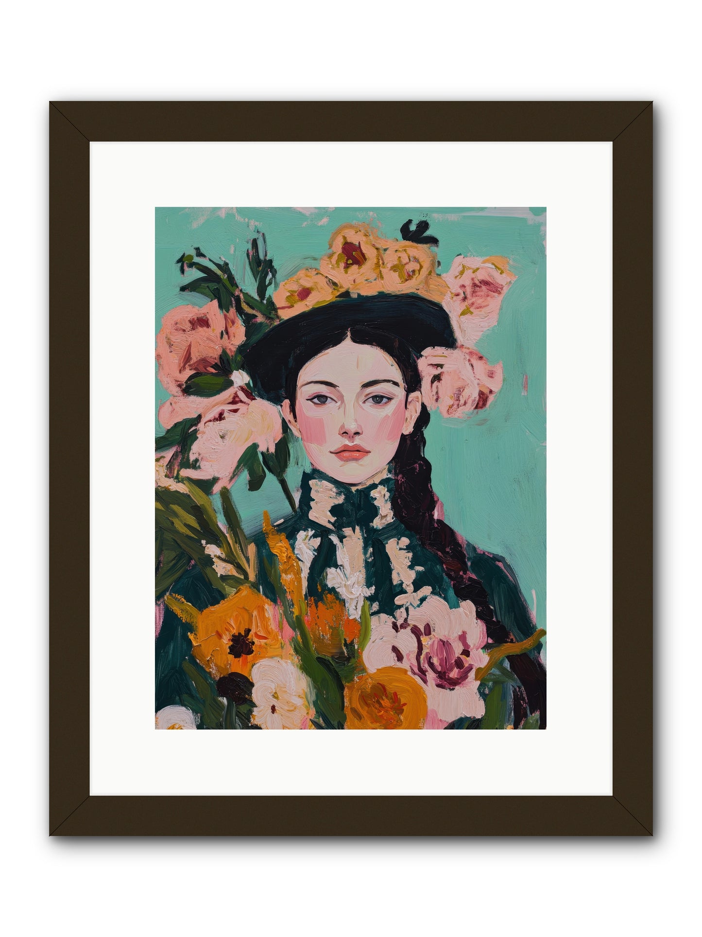 Desert Pearl -- Framed Print - Black 12x16