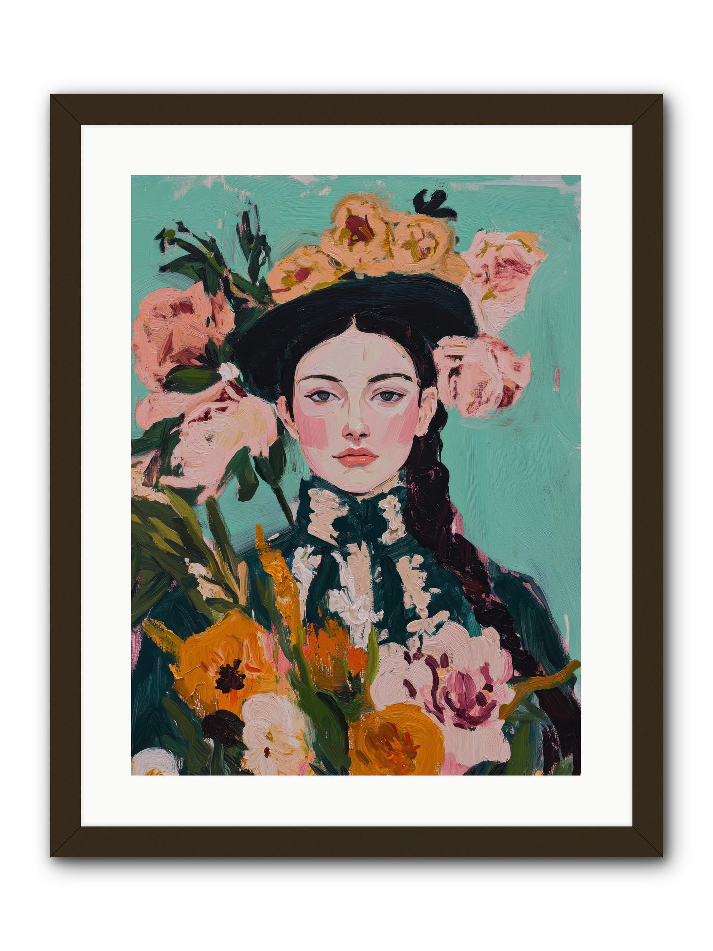 Desert Pearl -- Framed Print - Black 18x24